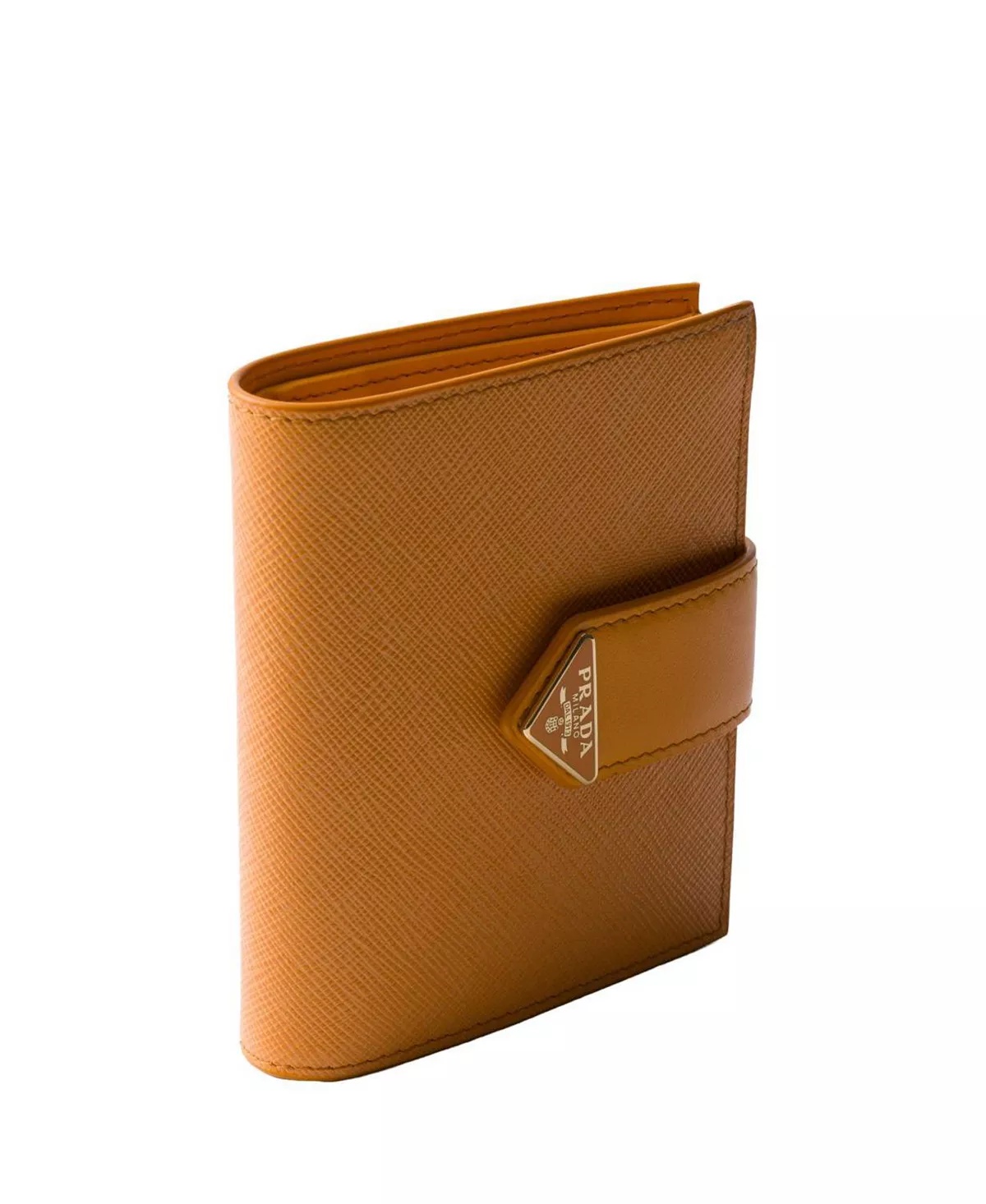Small Saffiano and Smooth Leather Wallet - 3