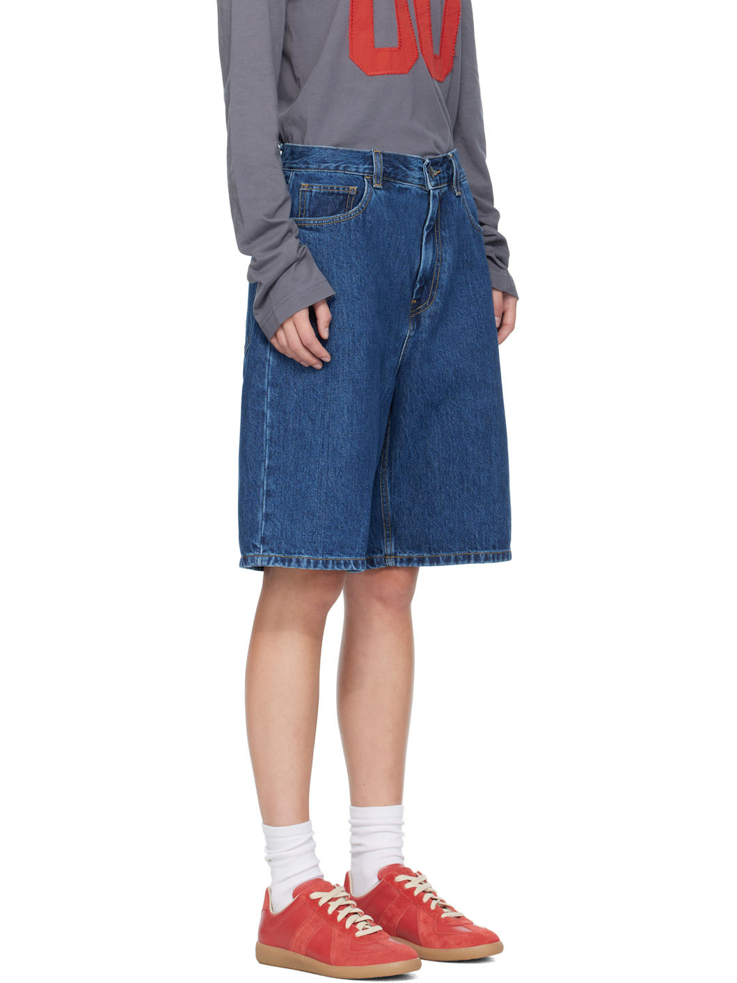 Blue Brandon Denim Shorts - 2
