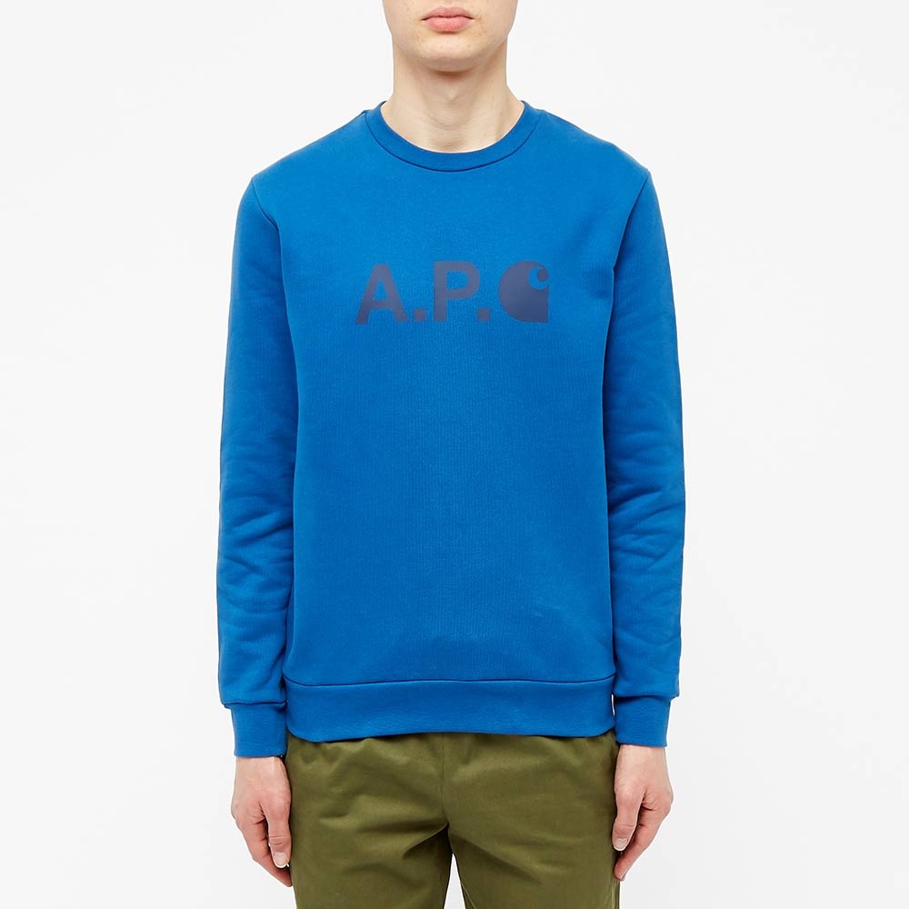 A.P.C. x Carhartt WIP Ice Logo Sweat - 3