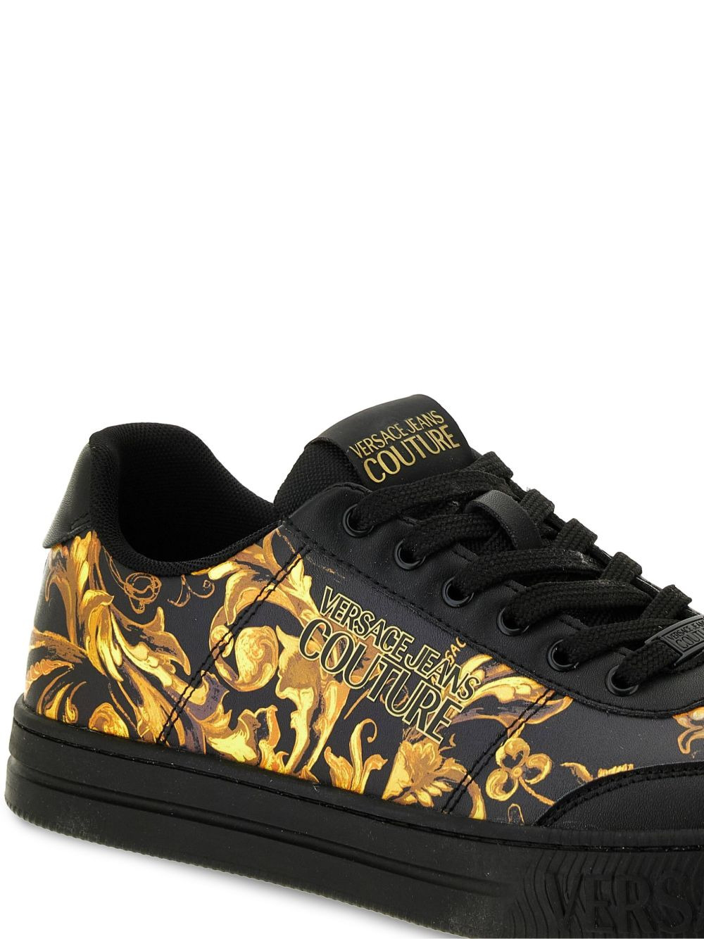 Baroque-print sneakers - 4