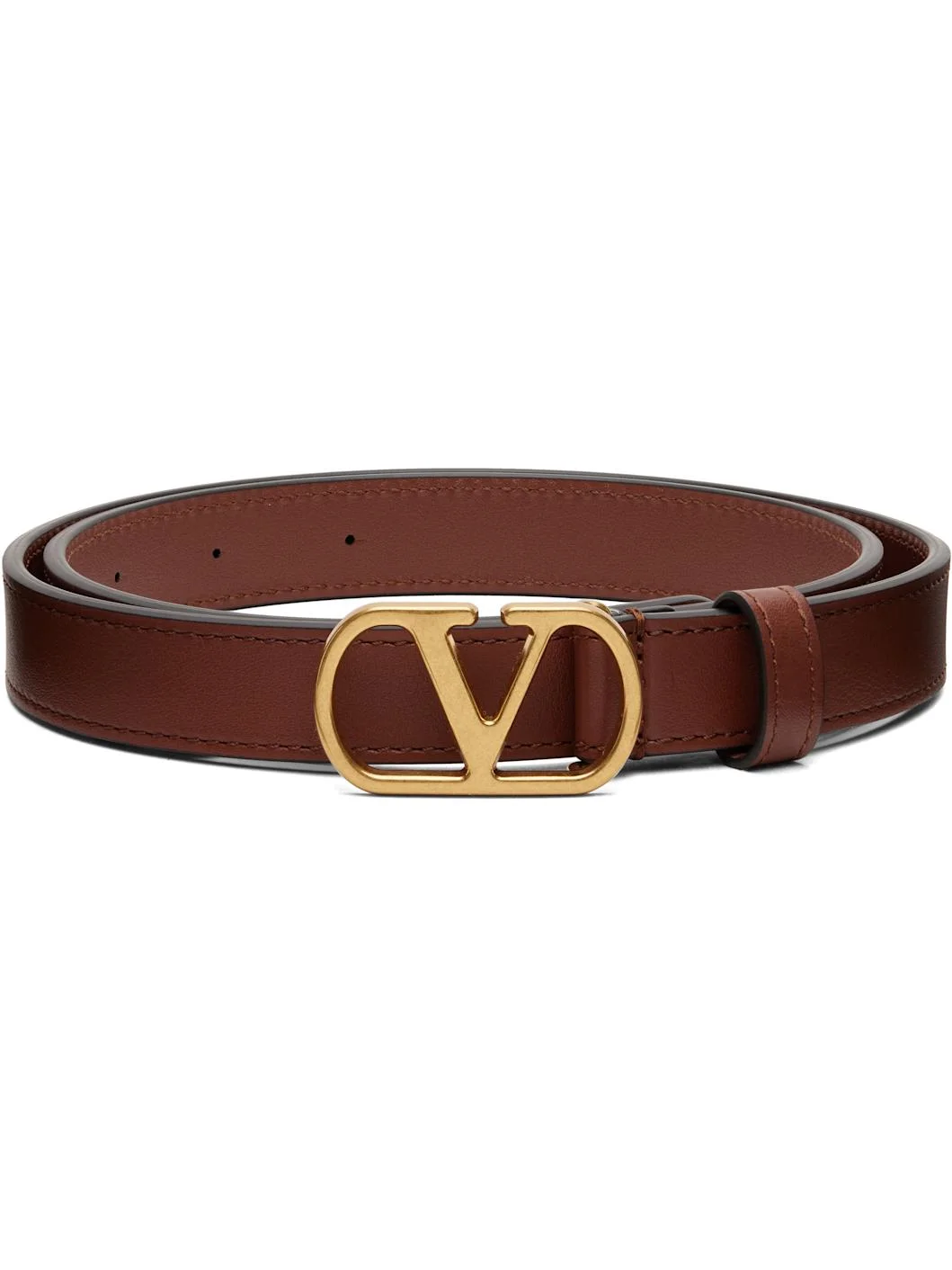 Tan VLogo Signature Belt - 1