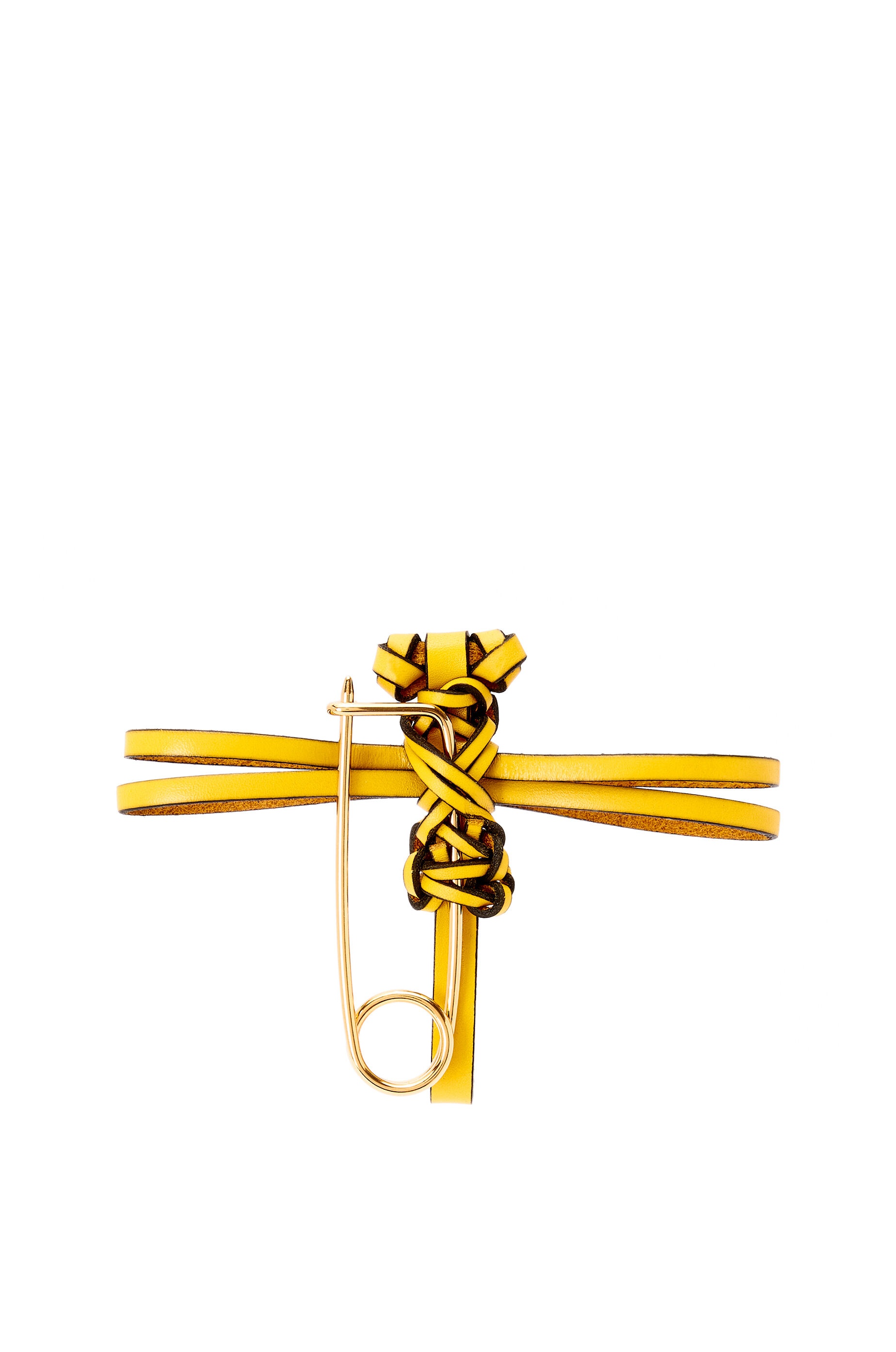 Dragonfly pin charm in calfskin and metal - 2