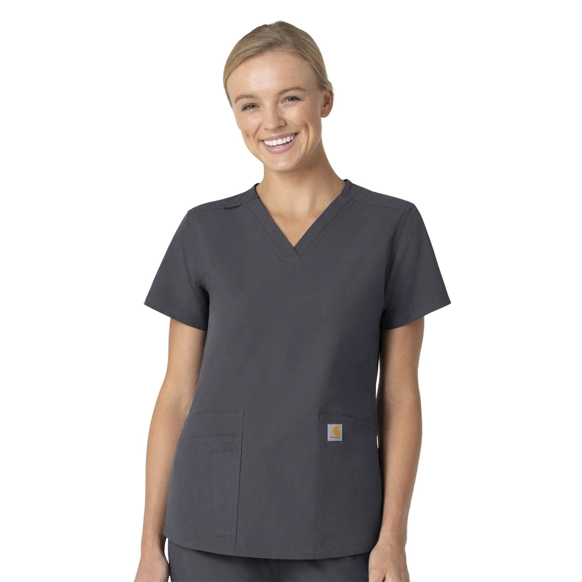 Women's Force Essentials V-Neck Scrub Top - 1