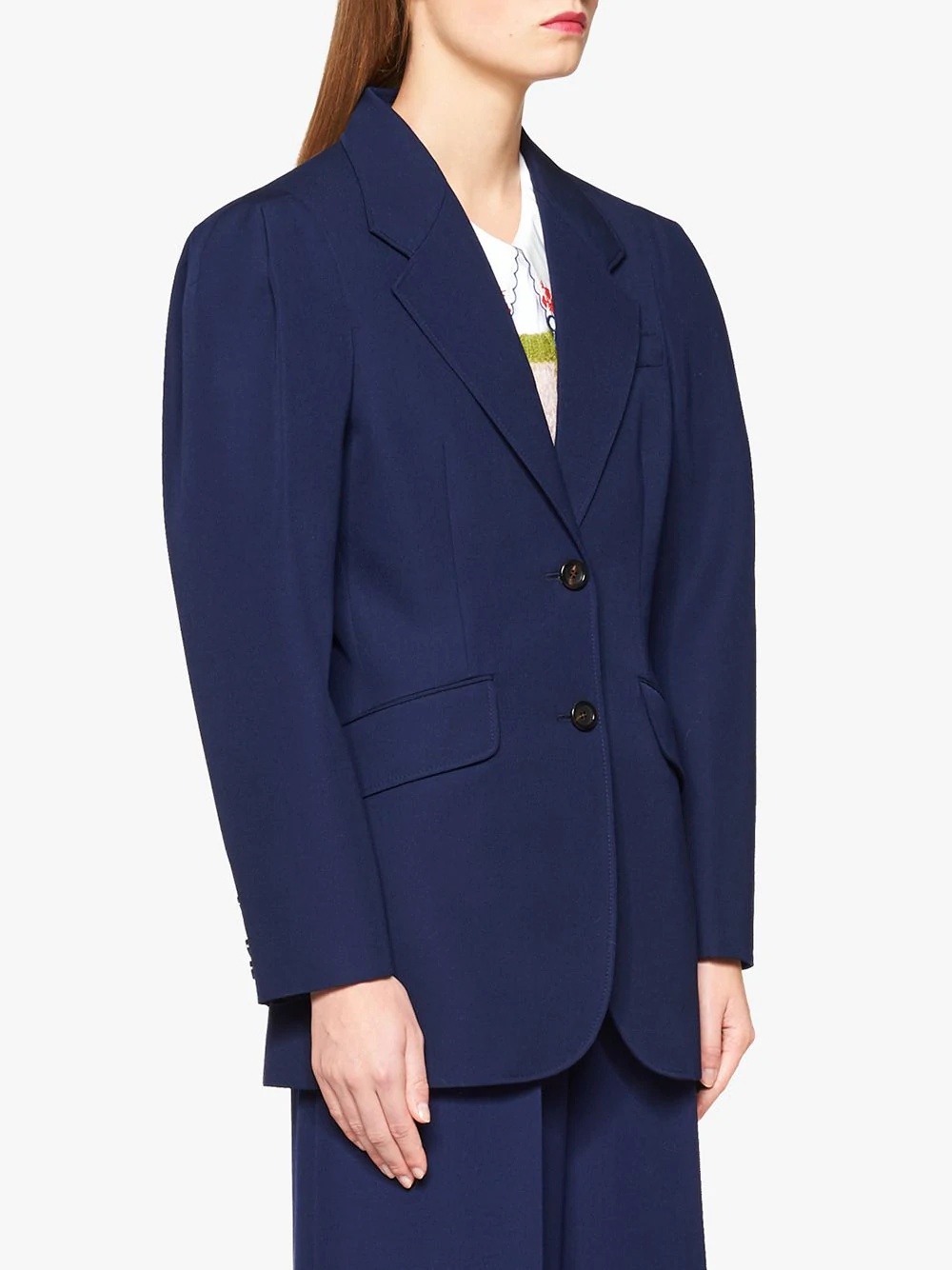 Gabardine oversized blazer - 3