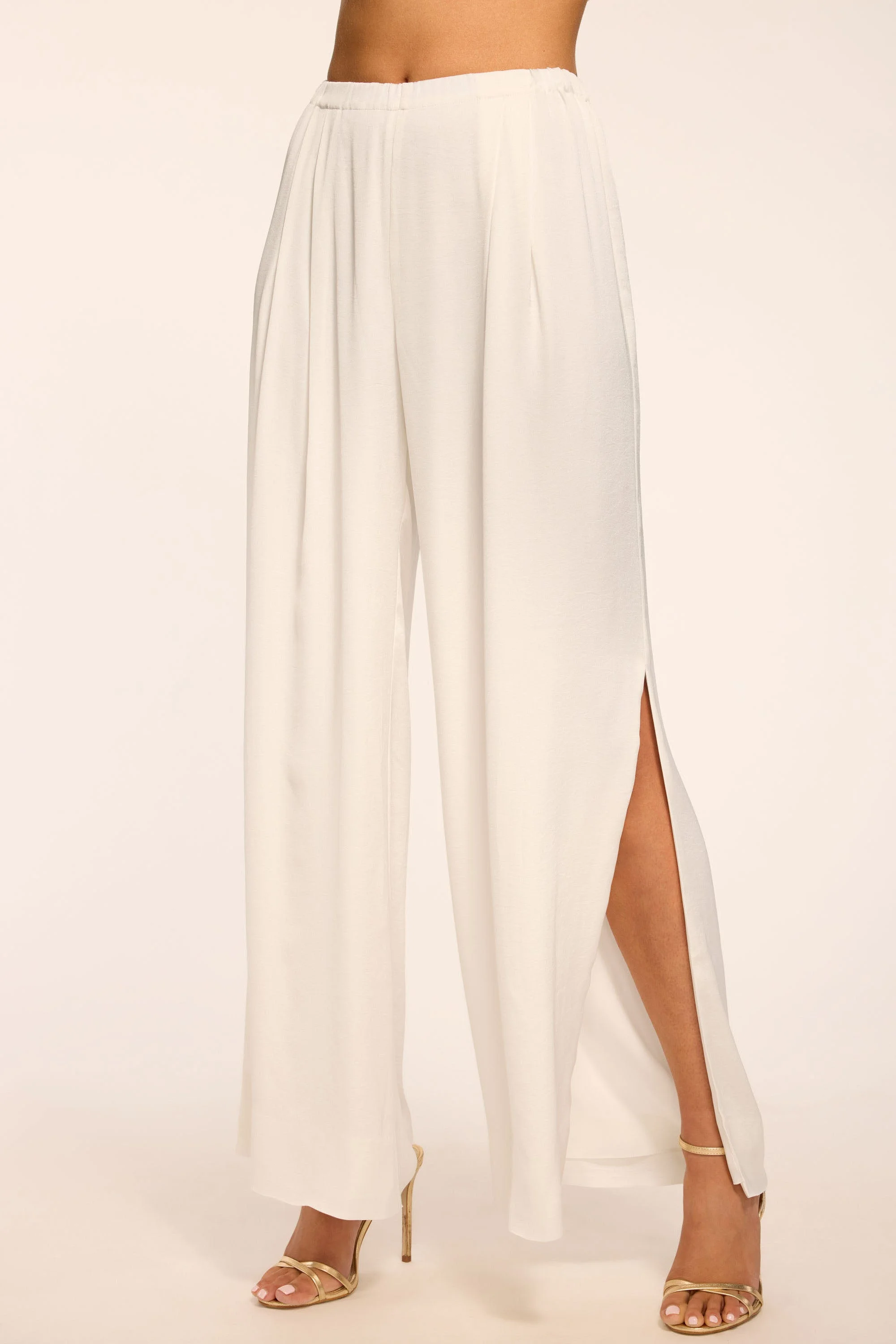 Jolie Crepe Wide Leg Pant - 1