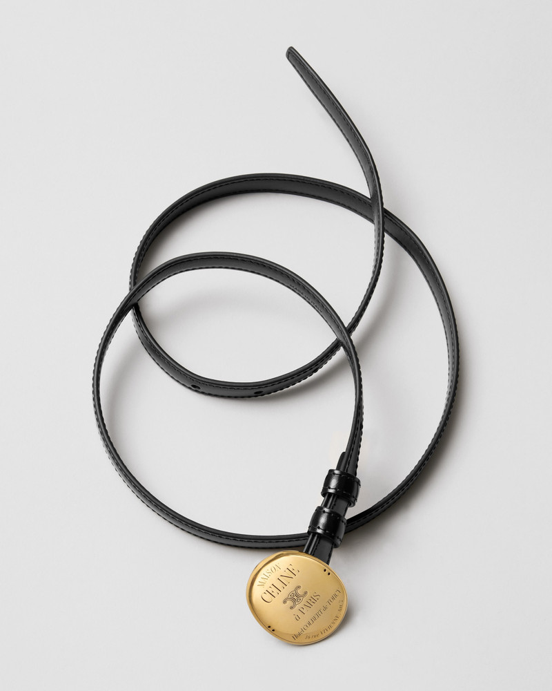 MINI MAISON CELINE BELT IN Taurillon Leather 4