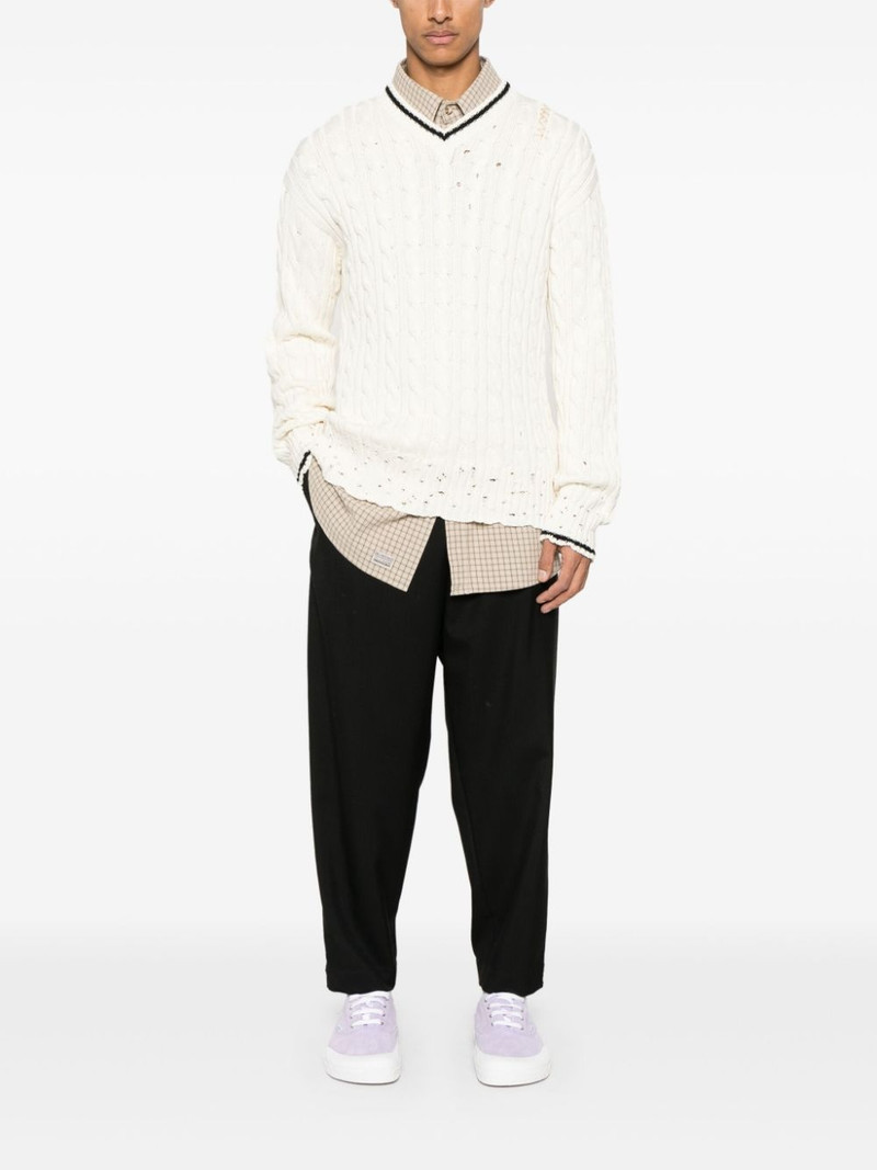 Marni cable-knit sweater outlook