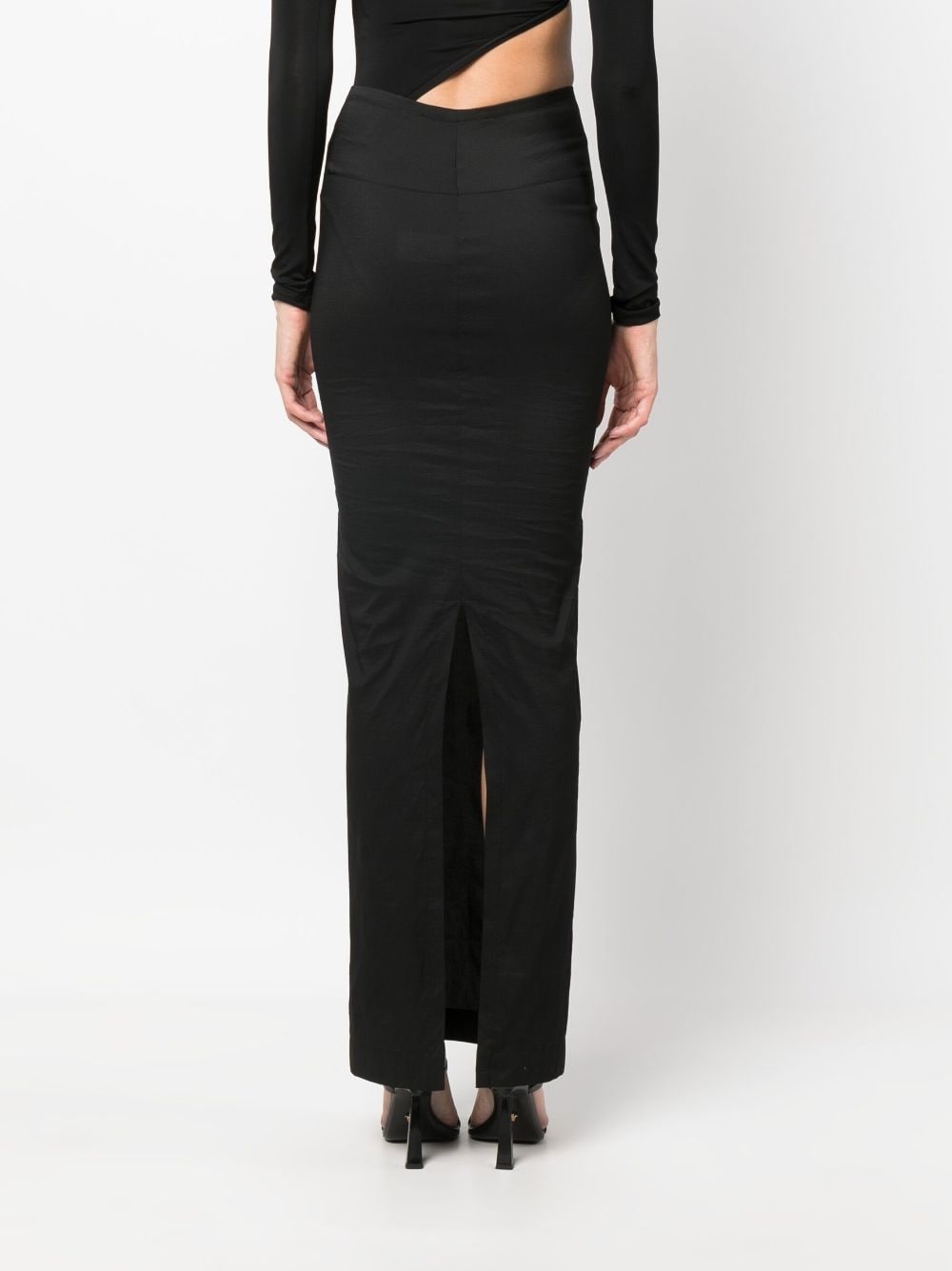 high-waisted pencil skirt - 4