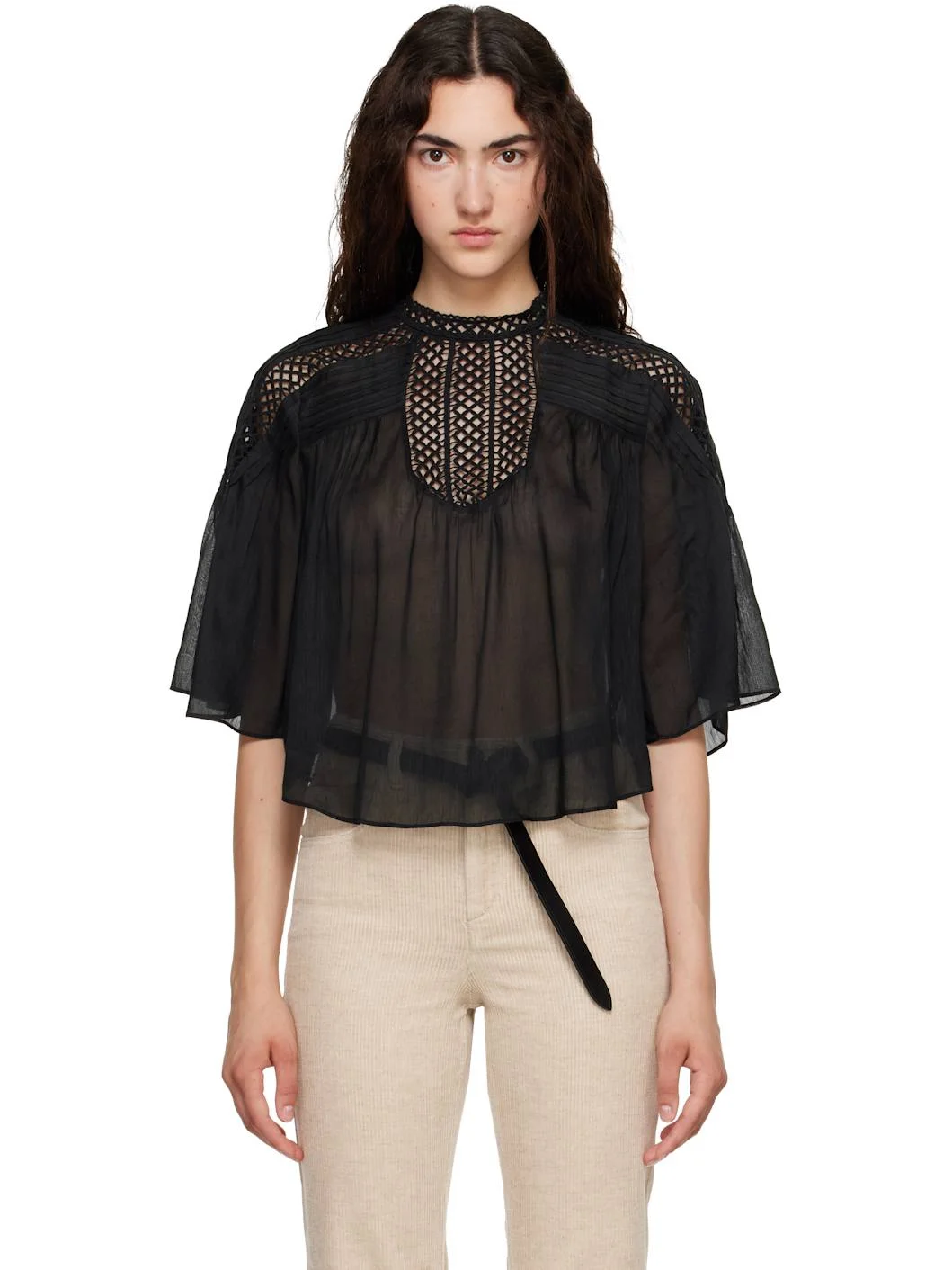 Black Parina Blouse - 1