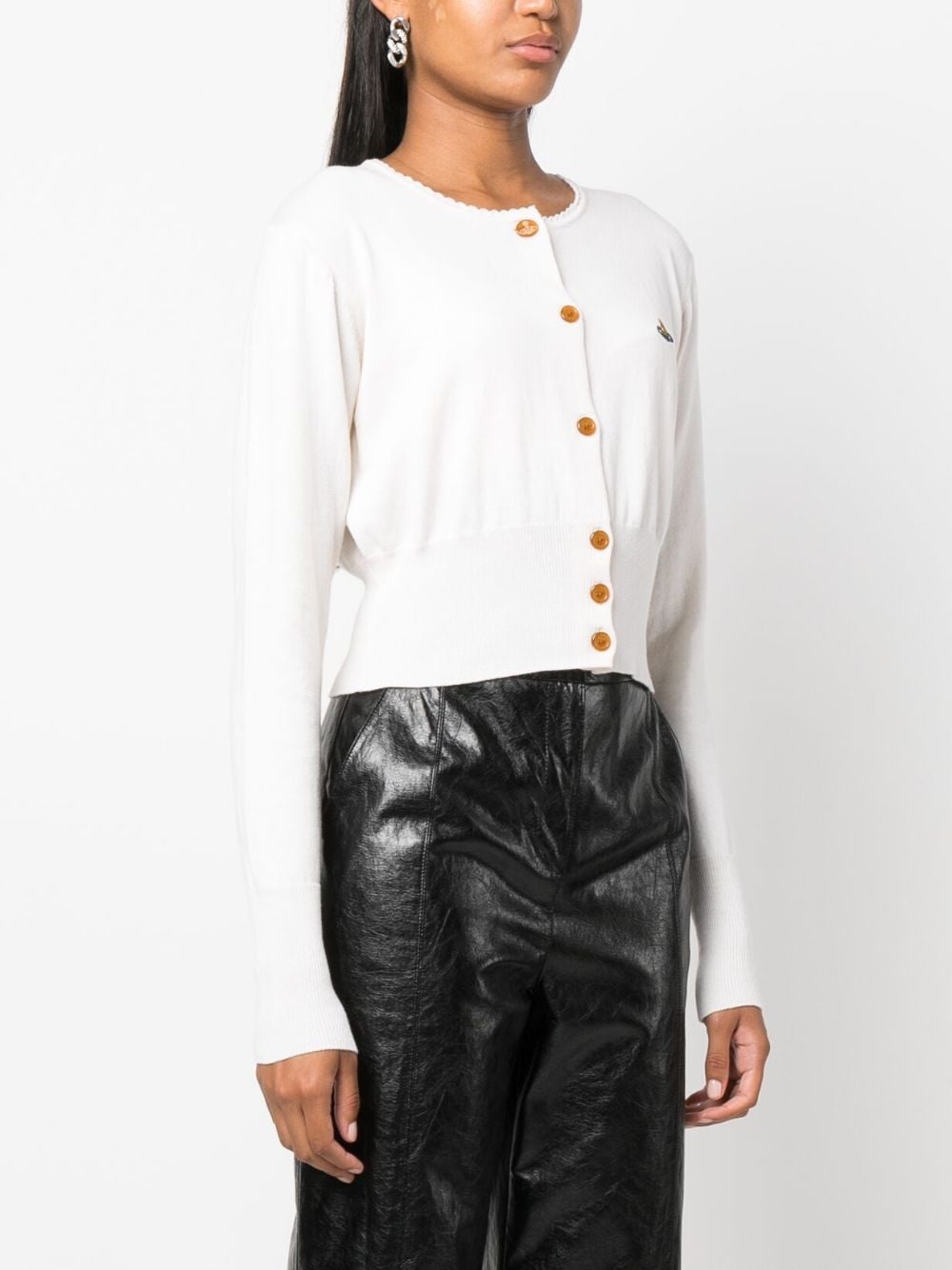 Bea Orb logo-embroidered cardigan - 3