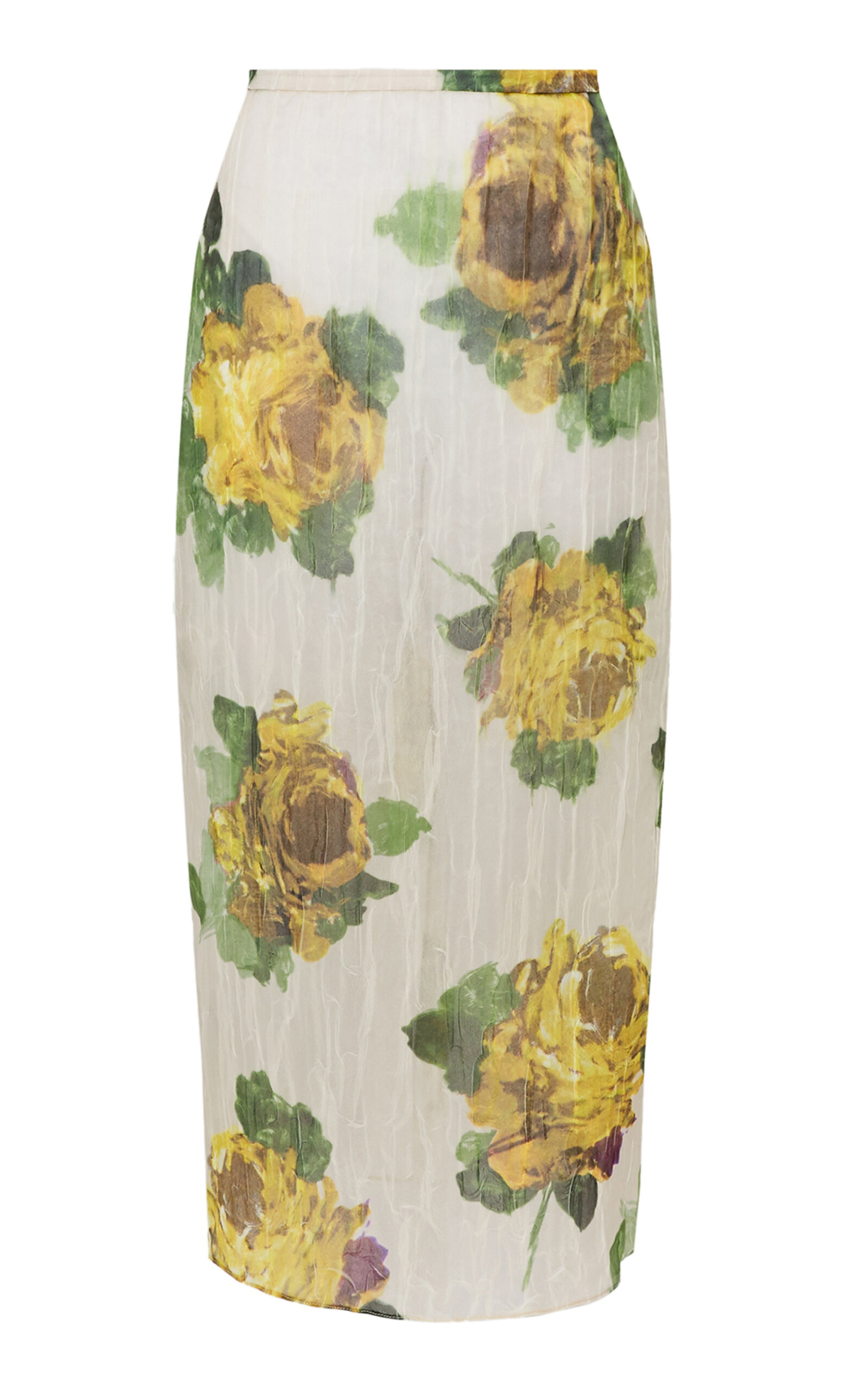 Floral Midi Pencil Skirt floral - 1