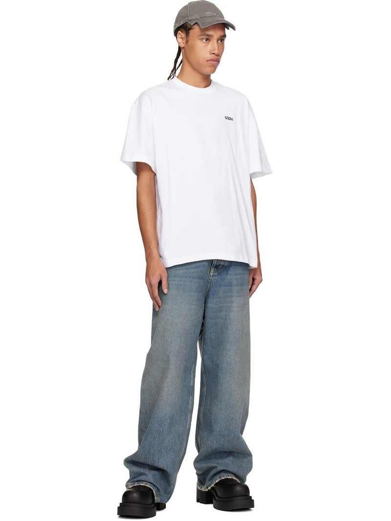 032c White 'SS-25, Paris' T-shirt outlook