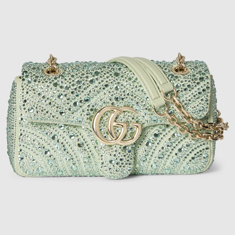 GG Marmont crystals small shoulder bag 1