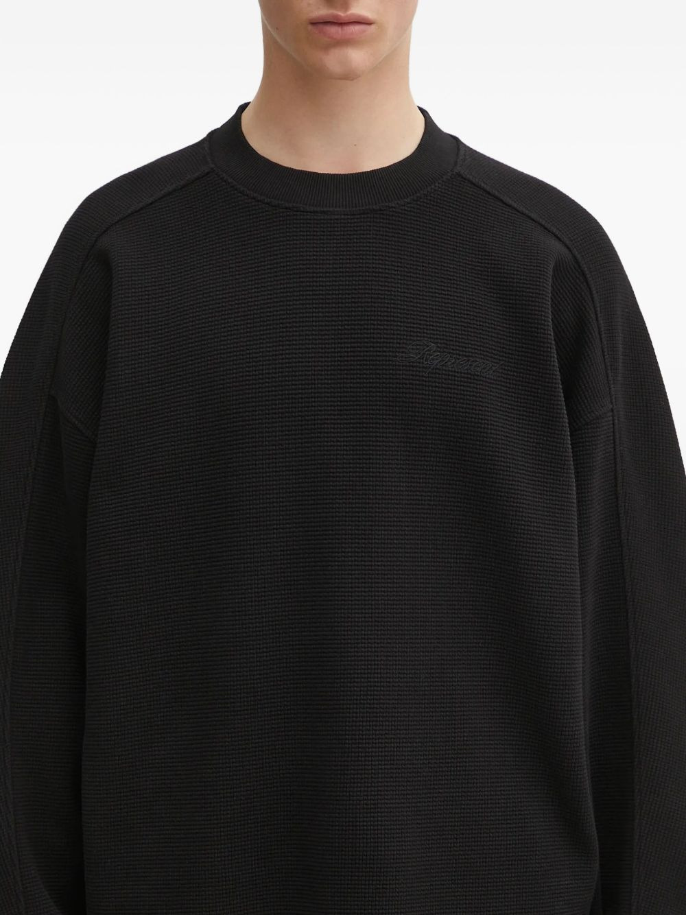 textured T-shirt - 5