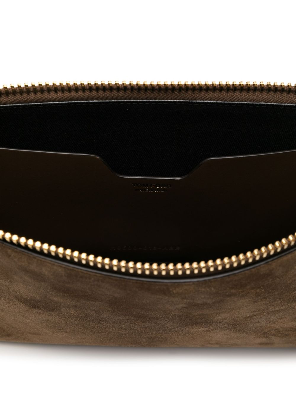logo-debossed clutch bag - 4