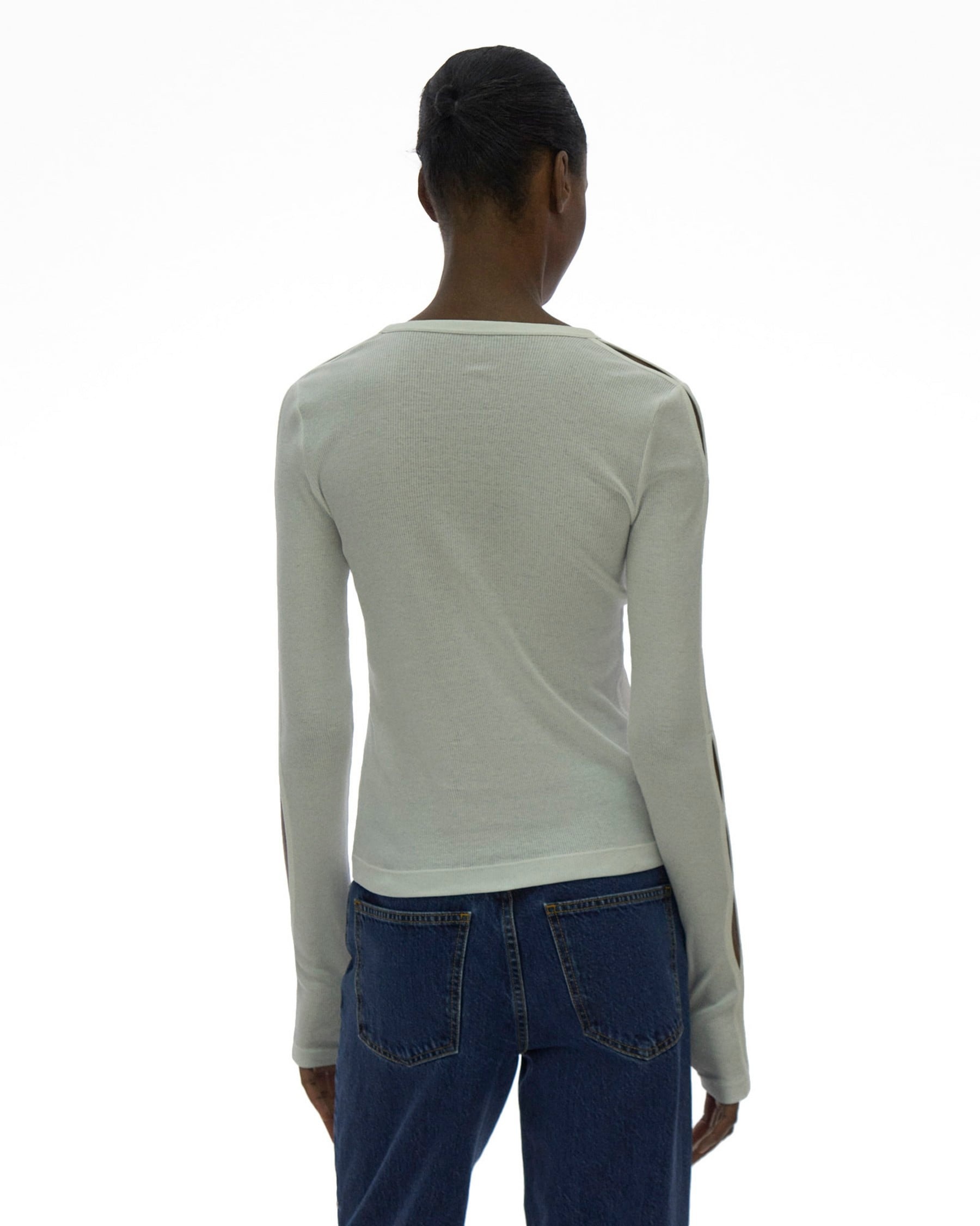 SLASH LONG SLEEVE TOP - 4