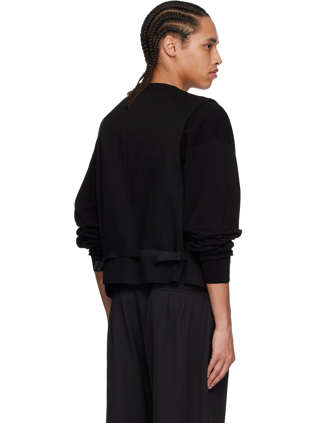 Black Waistcoat Vest - 3