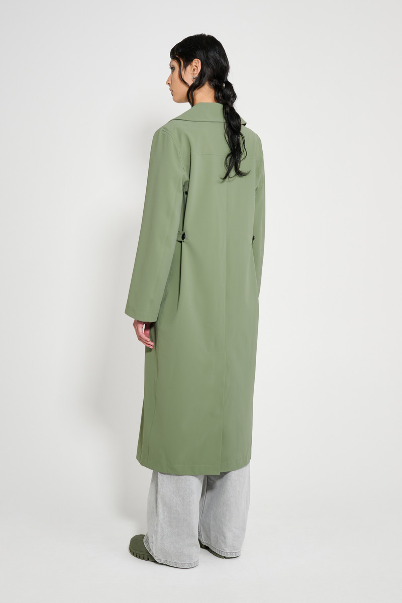 Wayfair Trench Coat Dry Green 3