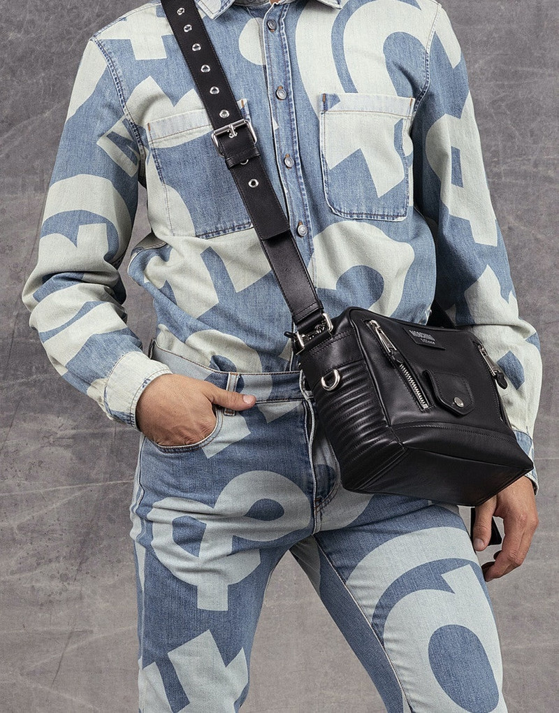Moschino BIKER CALFSKIN CAMERA BAG outlook