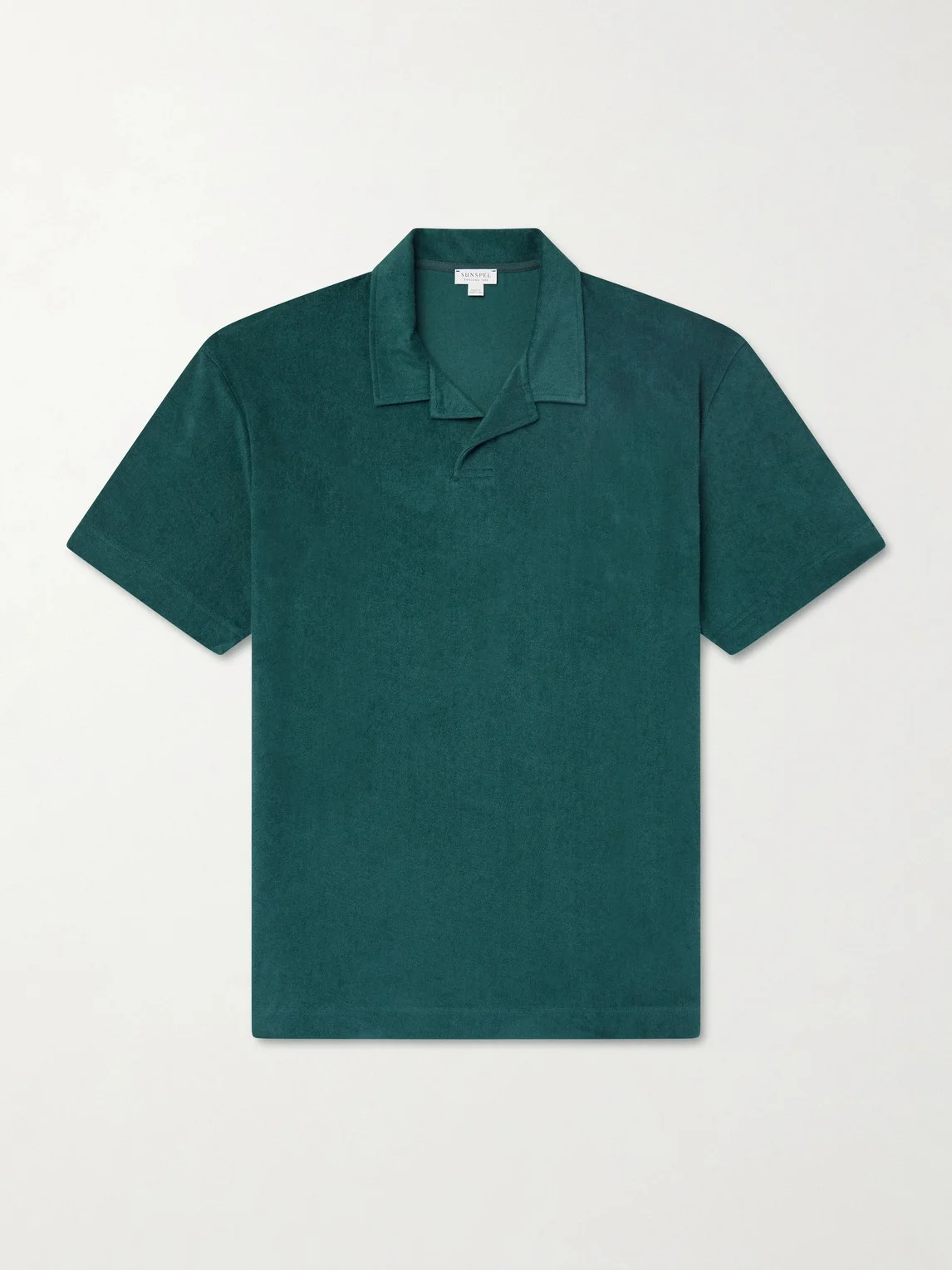 Cotton-Terry Polo Shirt - 1