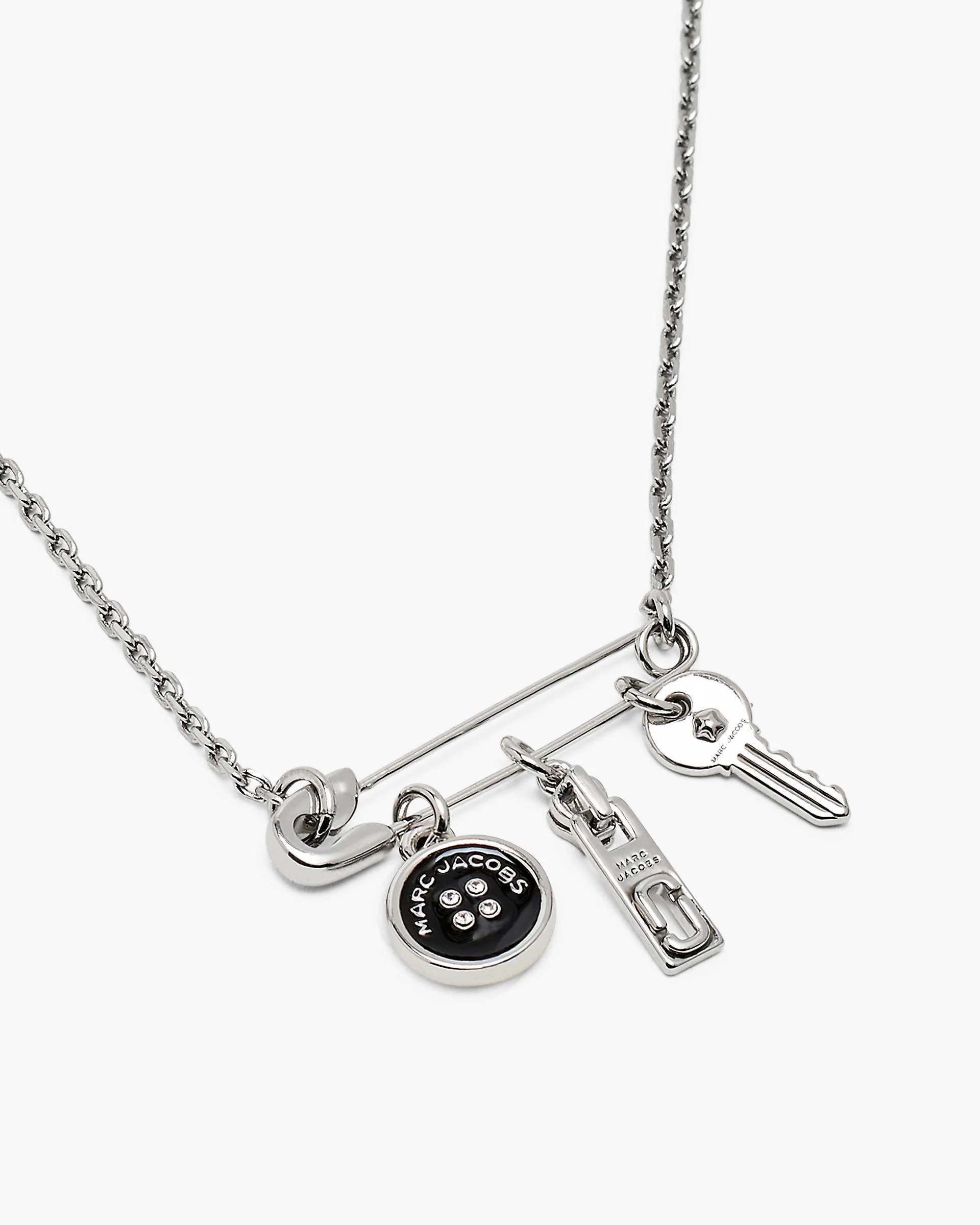 BUTTON CHARM NECKLACE - 1