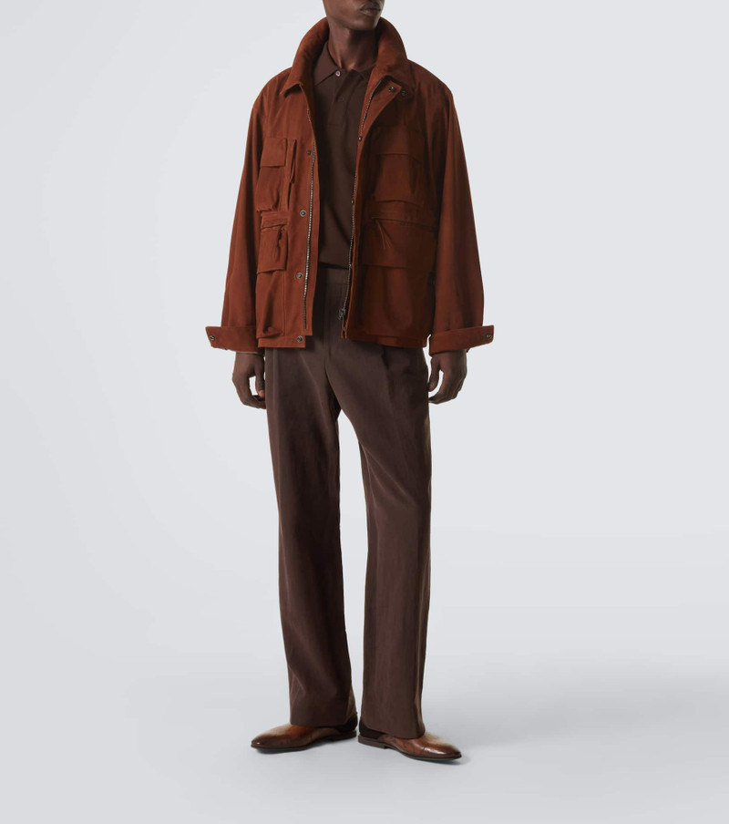 Berluti Cyrus Scritto leather mules outlook