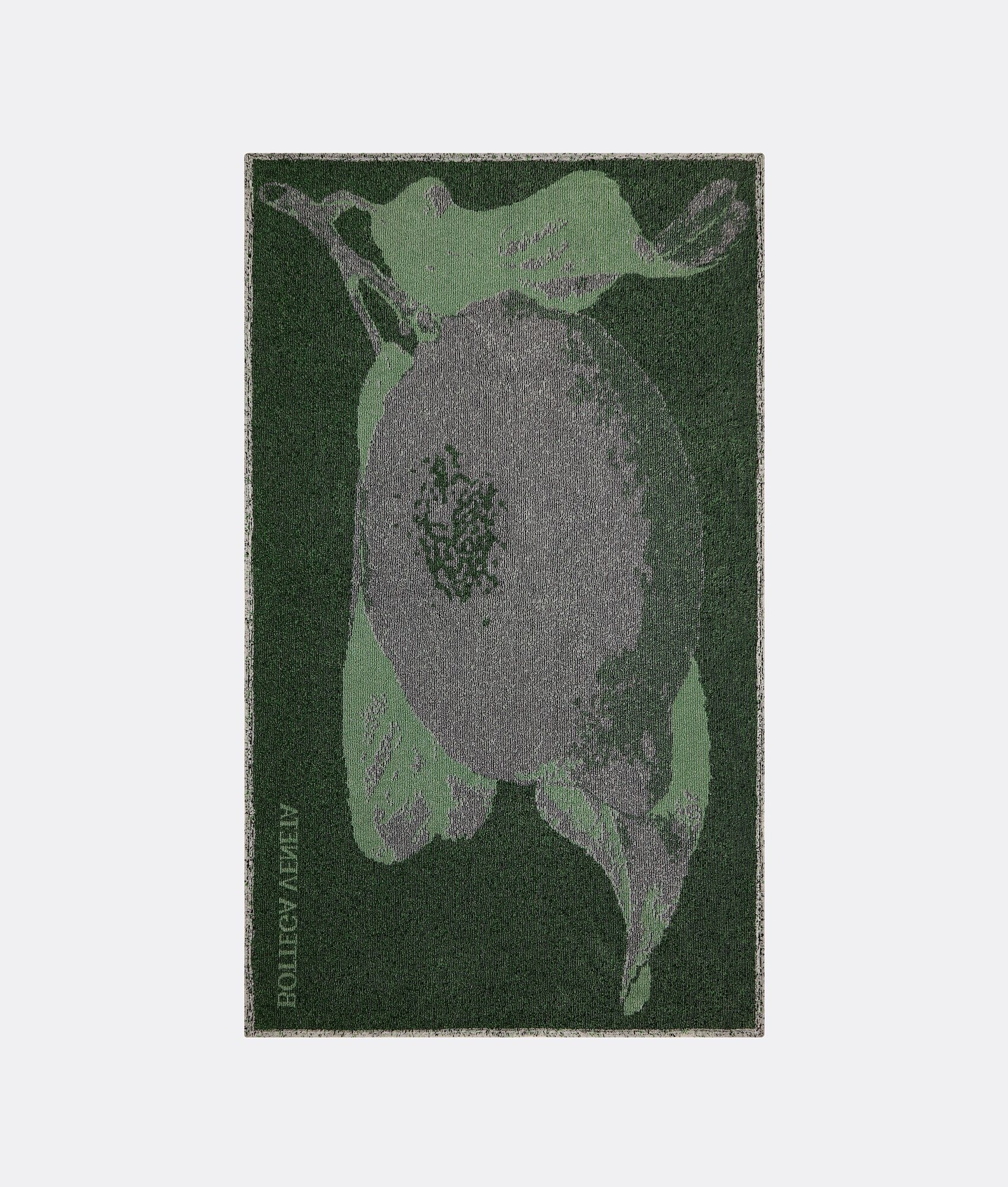 cotton terry lemon jacquard beach towel - 2