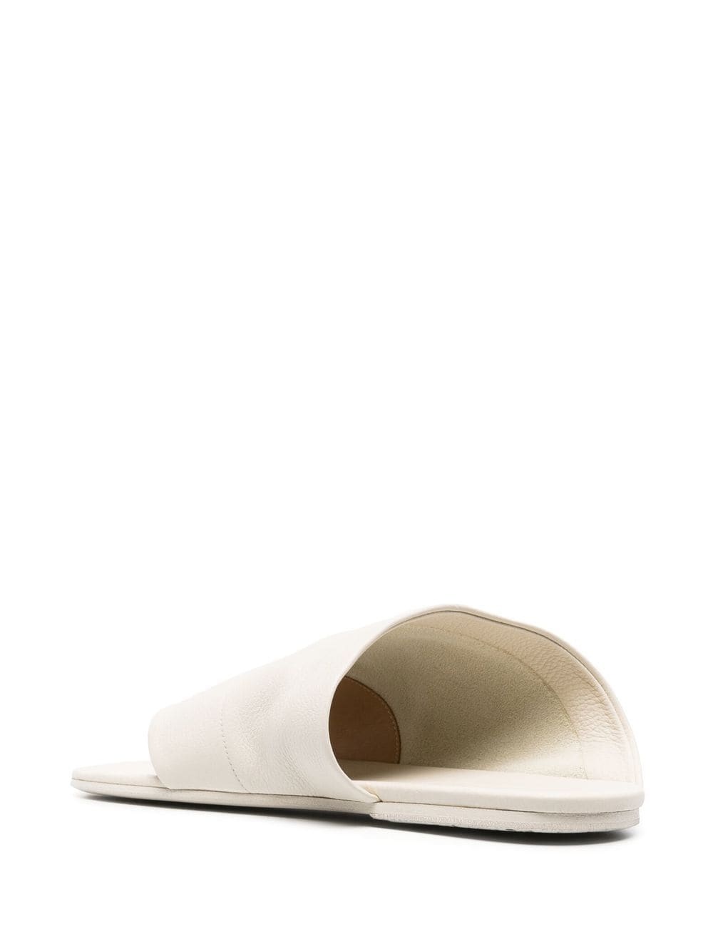 asymmetric leather sandals - 3