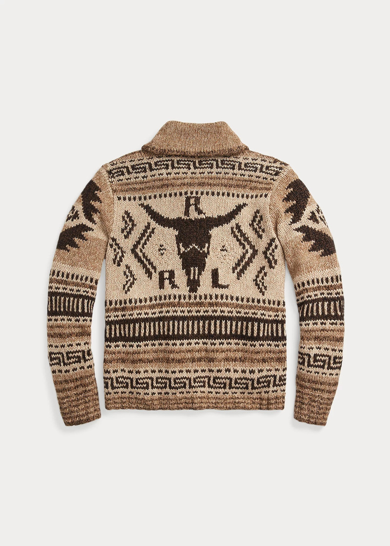 RRL by Ralph Lauren Hand-Knit Linen-Blend Cardigan outlook