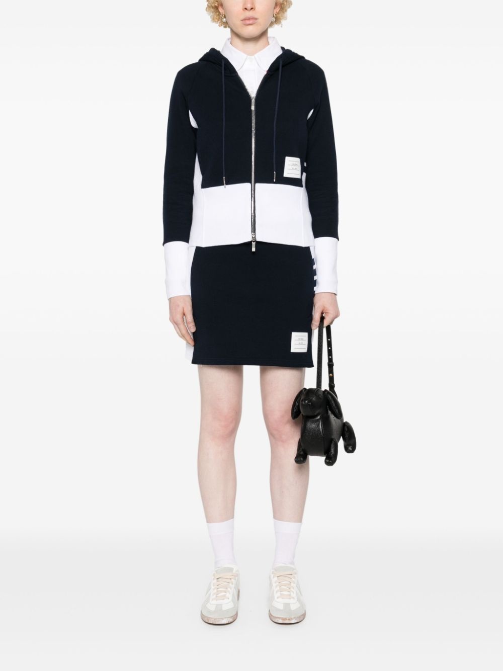 4 Bar-stripe mini skirt - 2