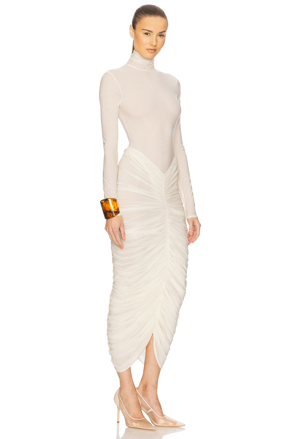 The Super Sheer Ruched Dress - 2