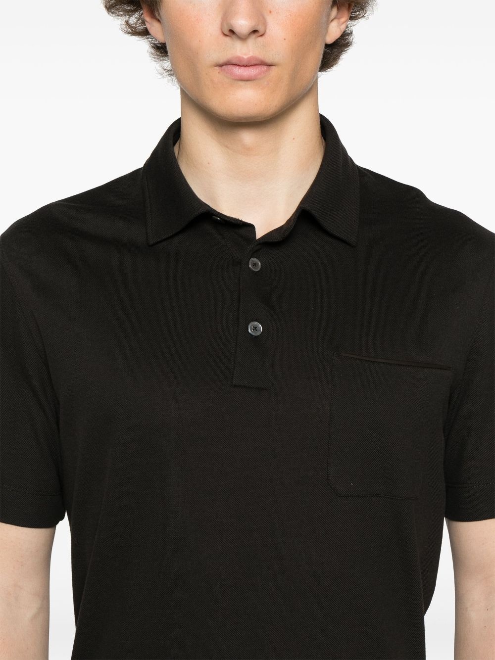 cotton polo shirt - 4