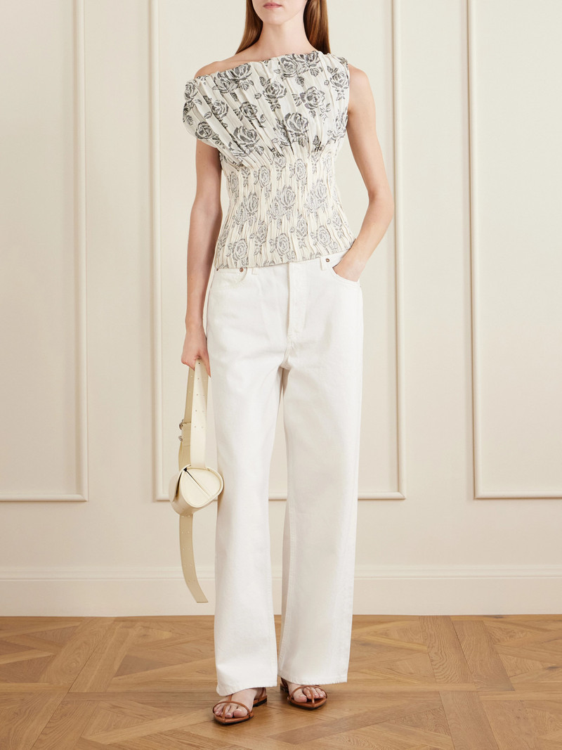 KALLMEYER Romi Floral-brocade Top outlook