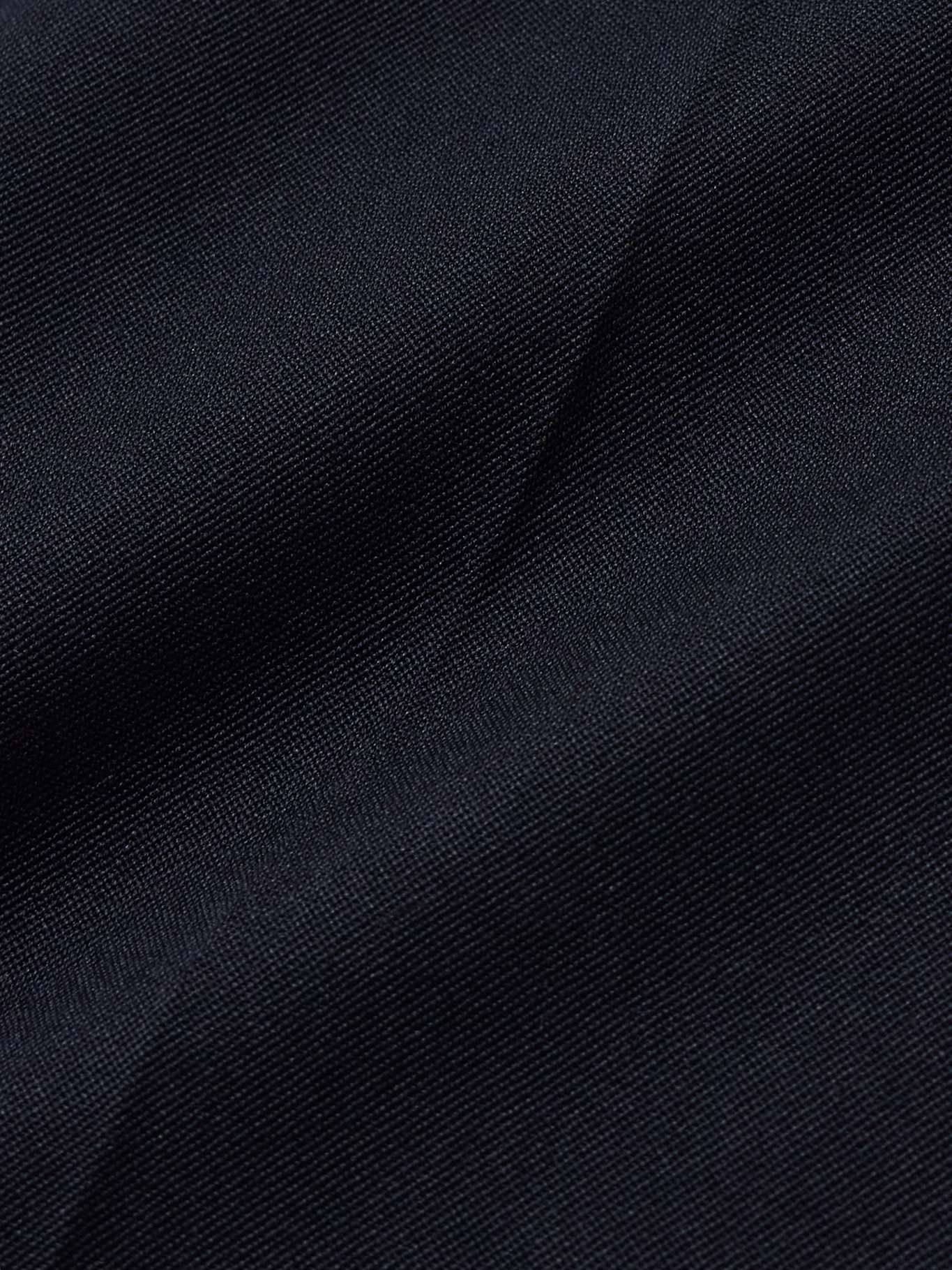 Wool-gabardine straight-leg pants - 5