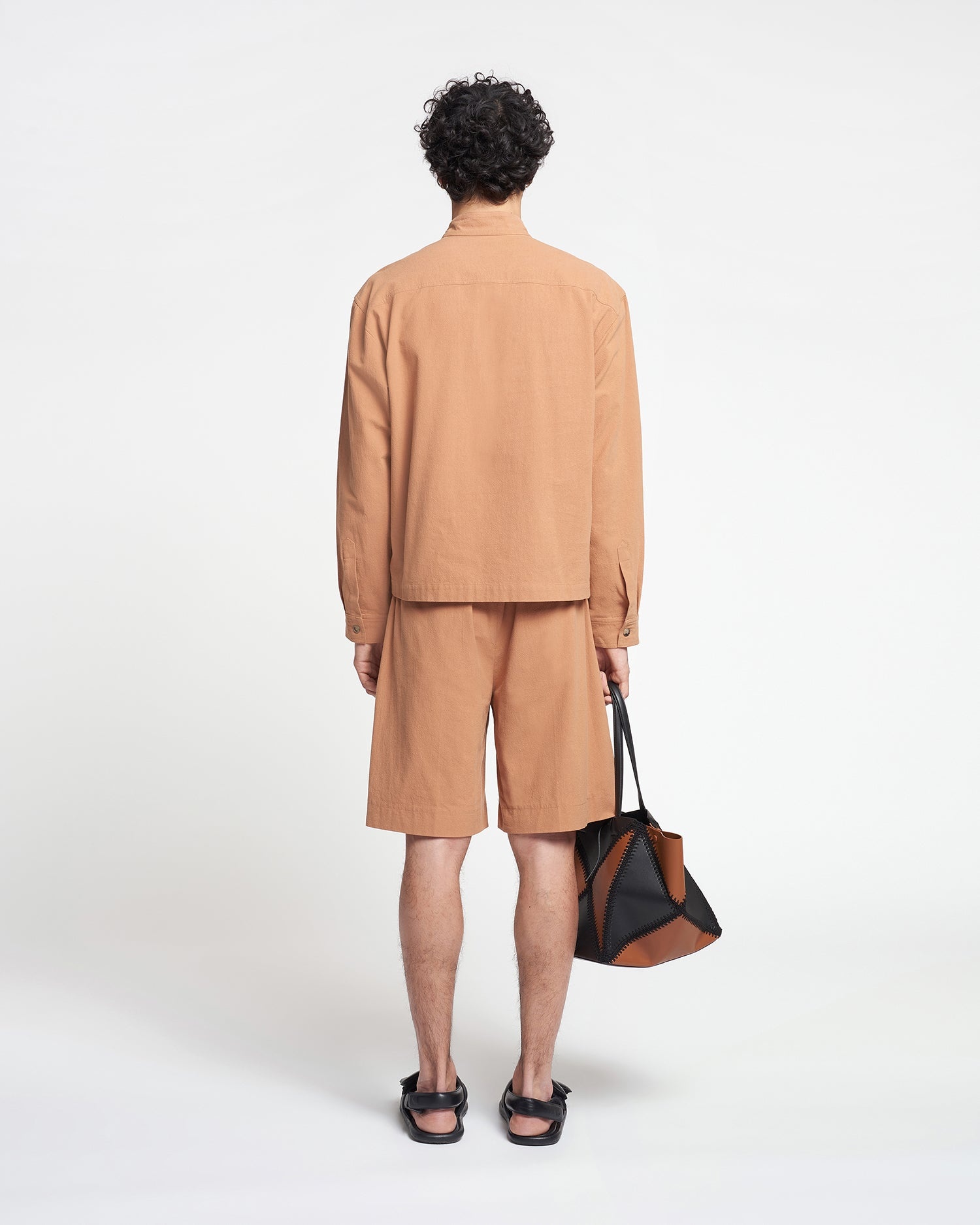 Washed-Calico Shirt - 5