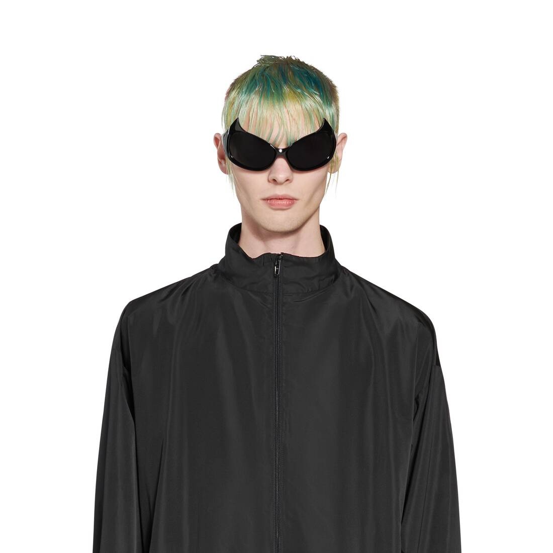 Balenciaga Minimal Tracksuit Jacket in Black - 5