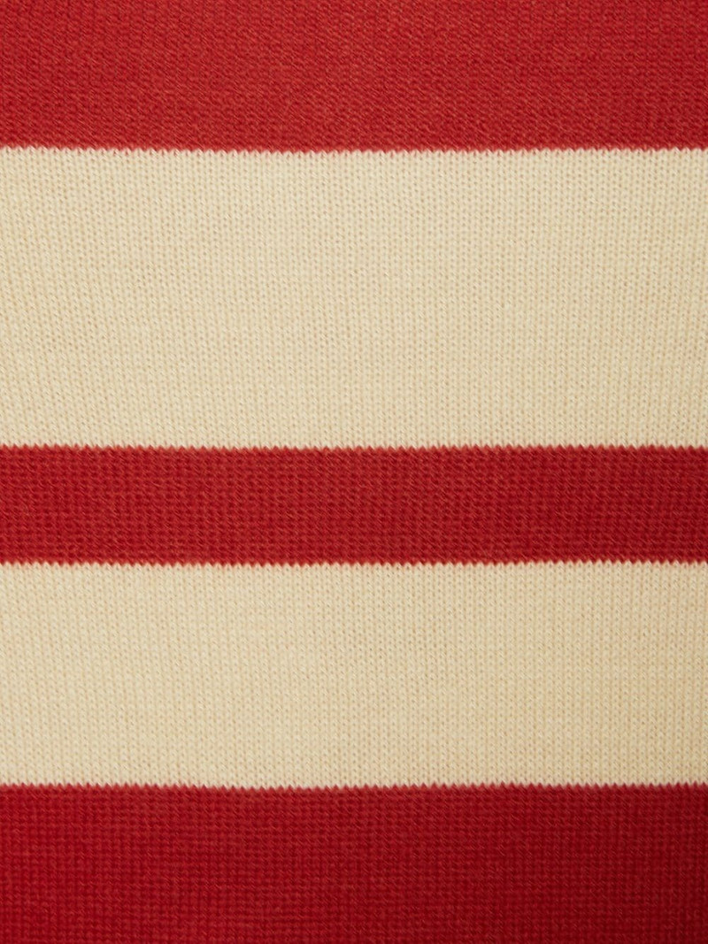 striped cotton-blend jumper 4