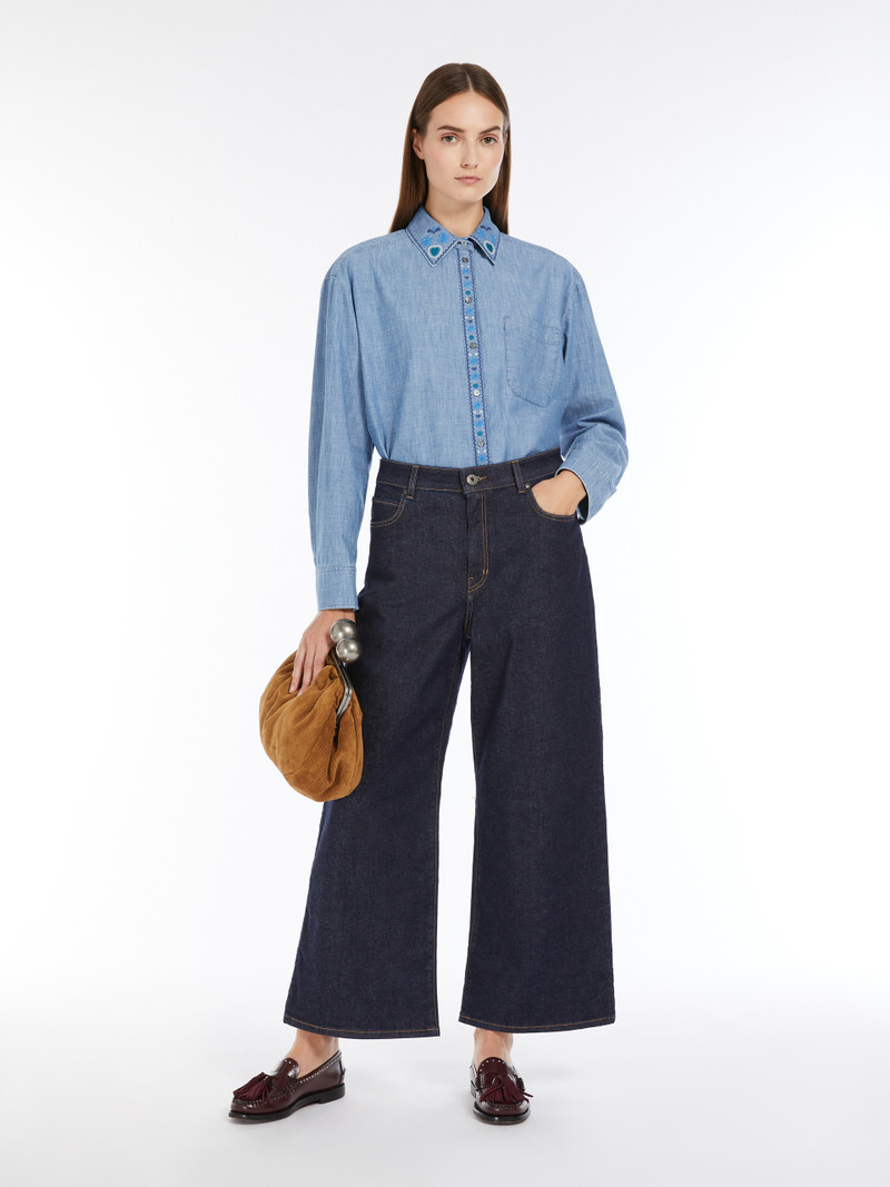 WEEKEND Max Mara JAMES Flared cotton denim jeans outlook