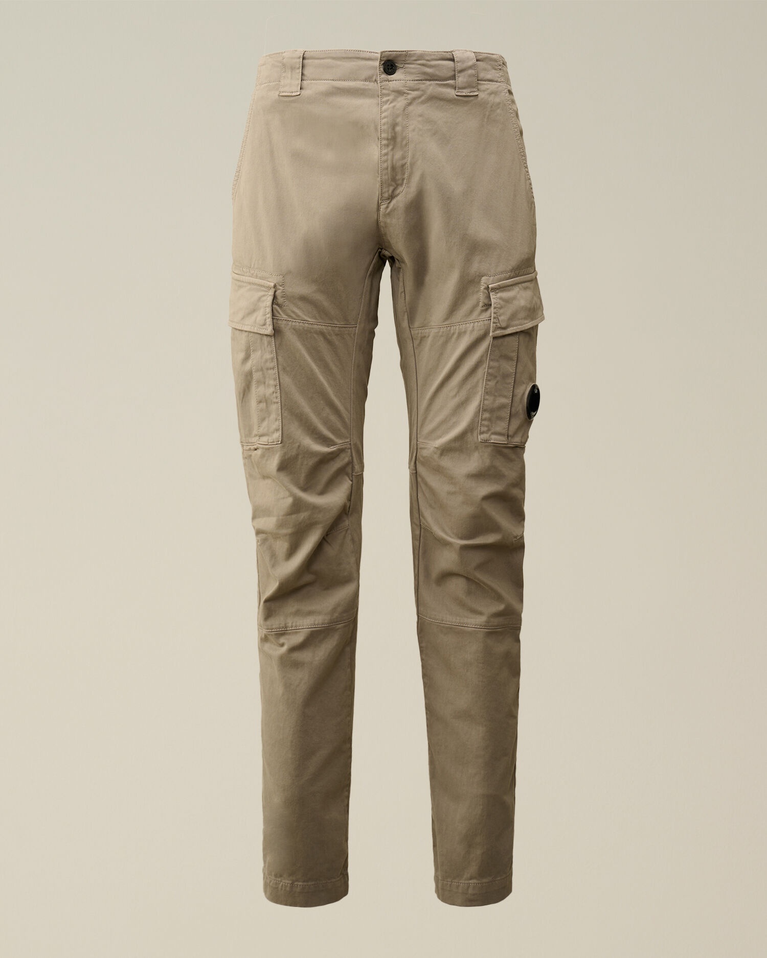 Stretch Sateen Ergonomic Lens Double Cargo Pants - 1