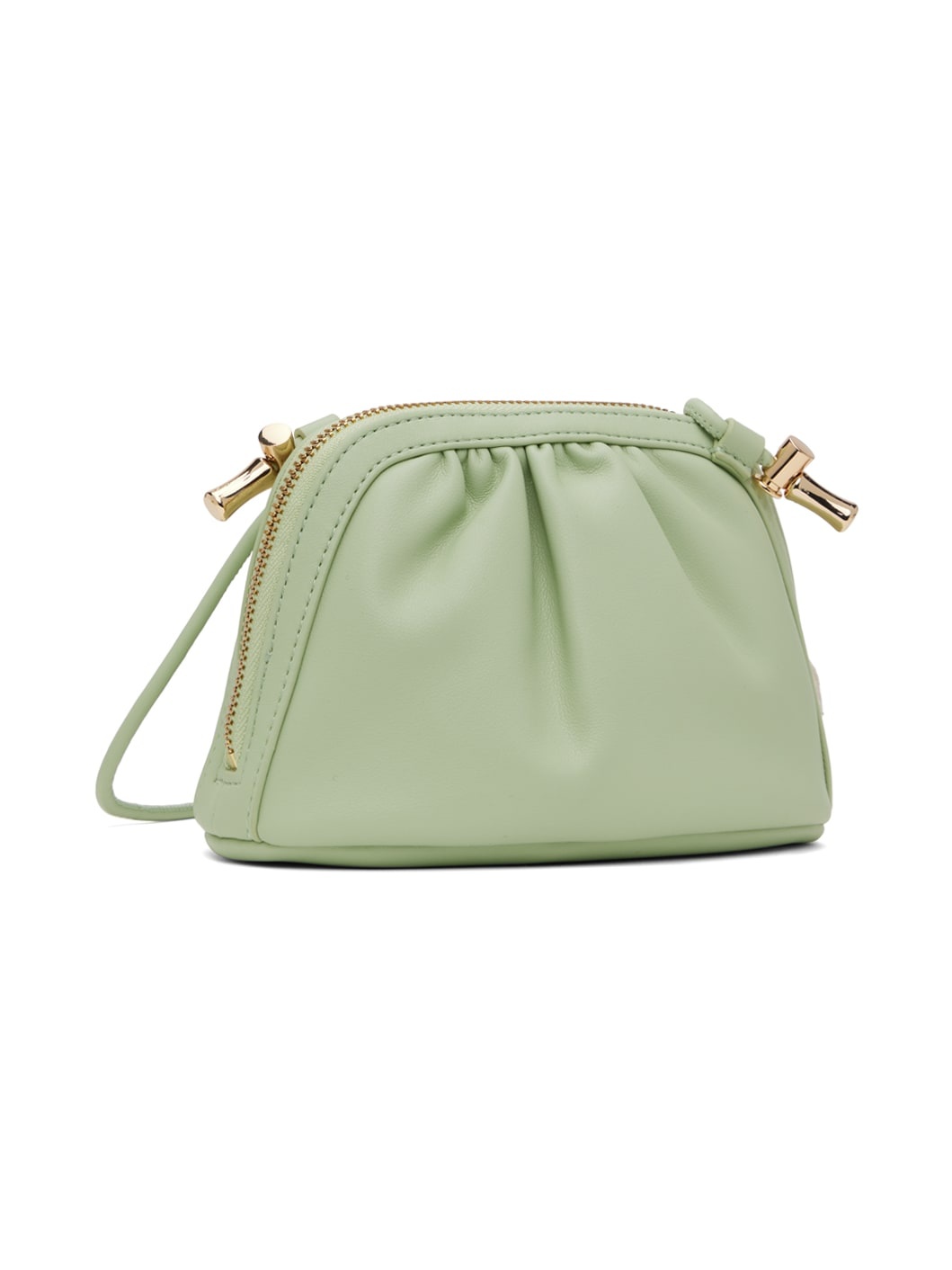 Green Ninon Small Drawstring Bag - 3