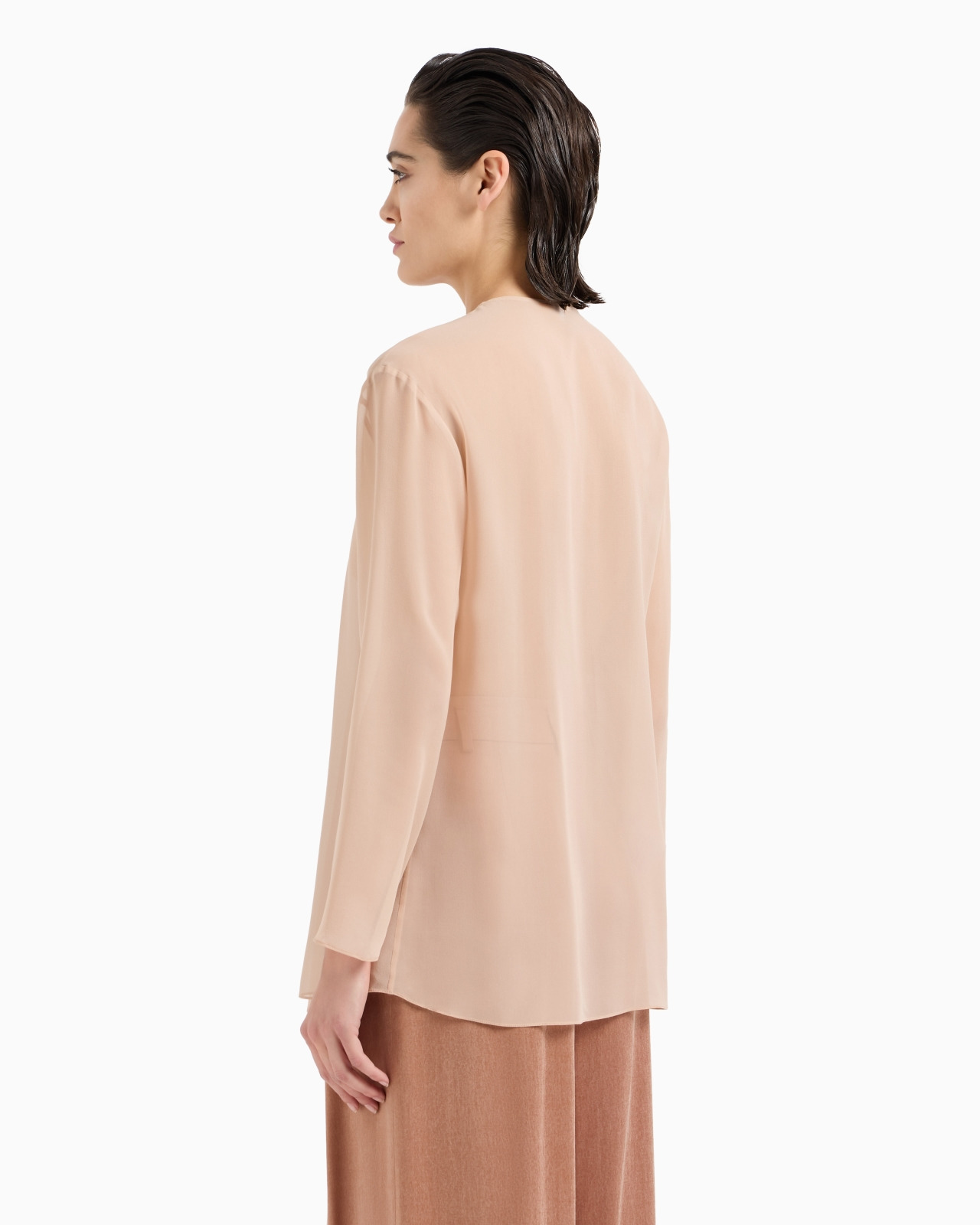 SILK GEORGETTE SHIRT - 3