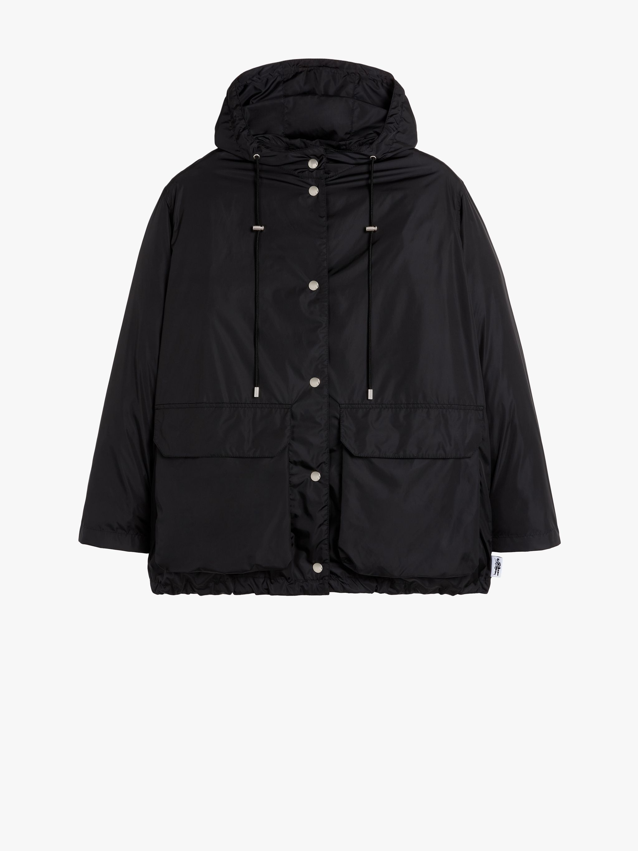 MAISIE BLACK NYLON FIELD JACKET | LMJ-017 - 1