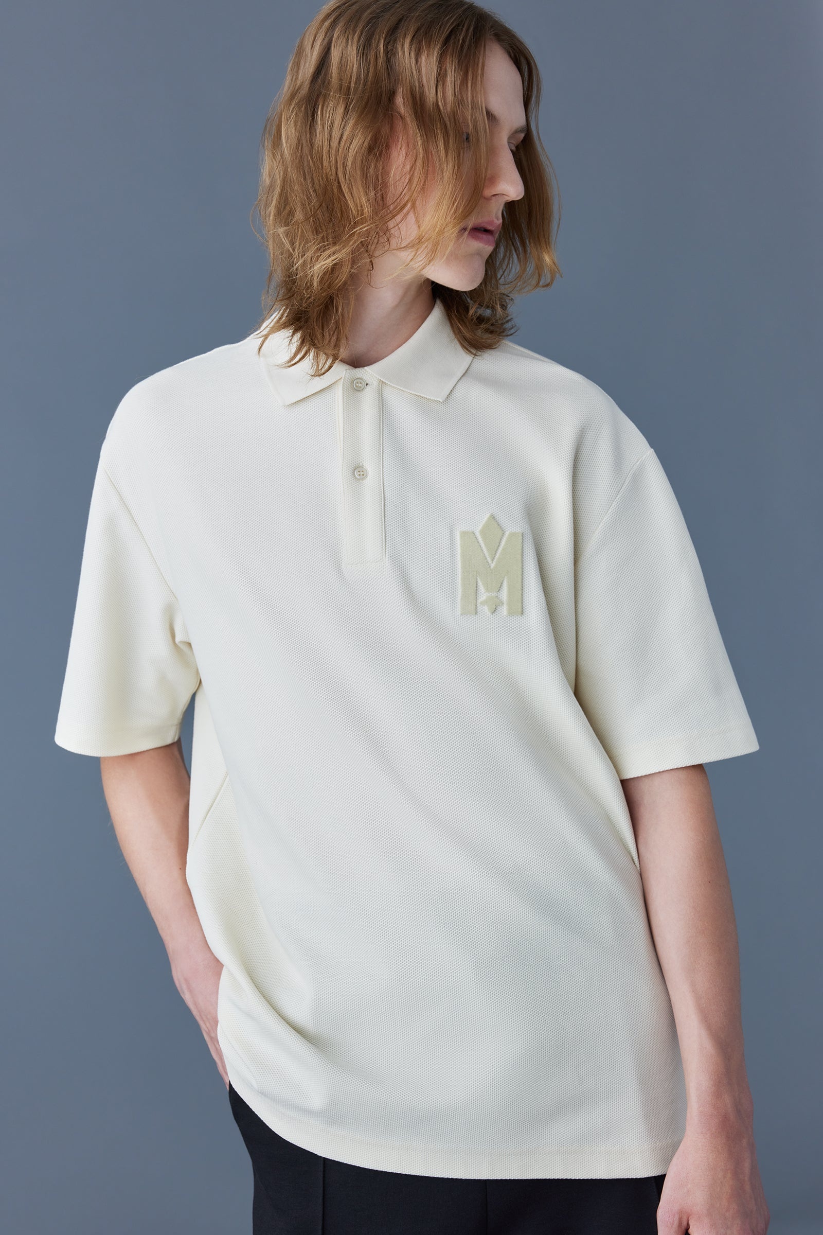 CAYMAN Oversized organic pique polo - 5