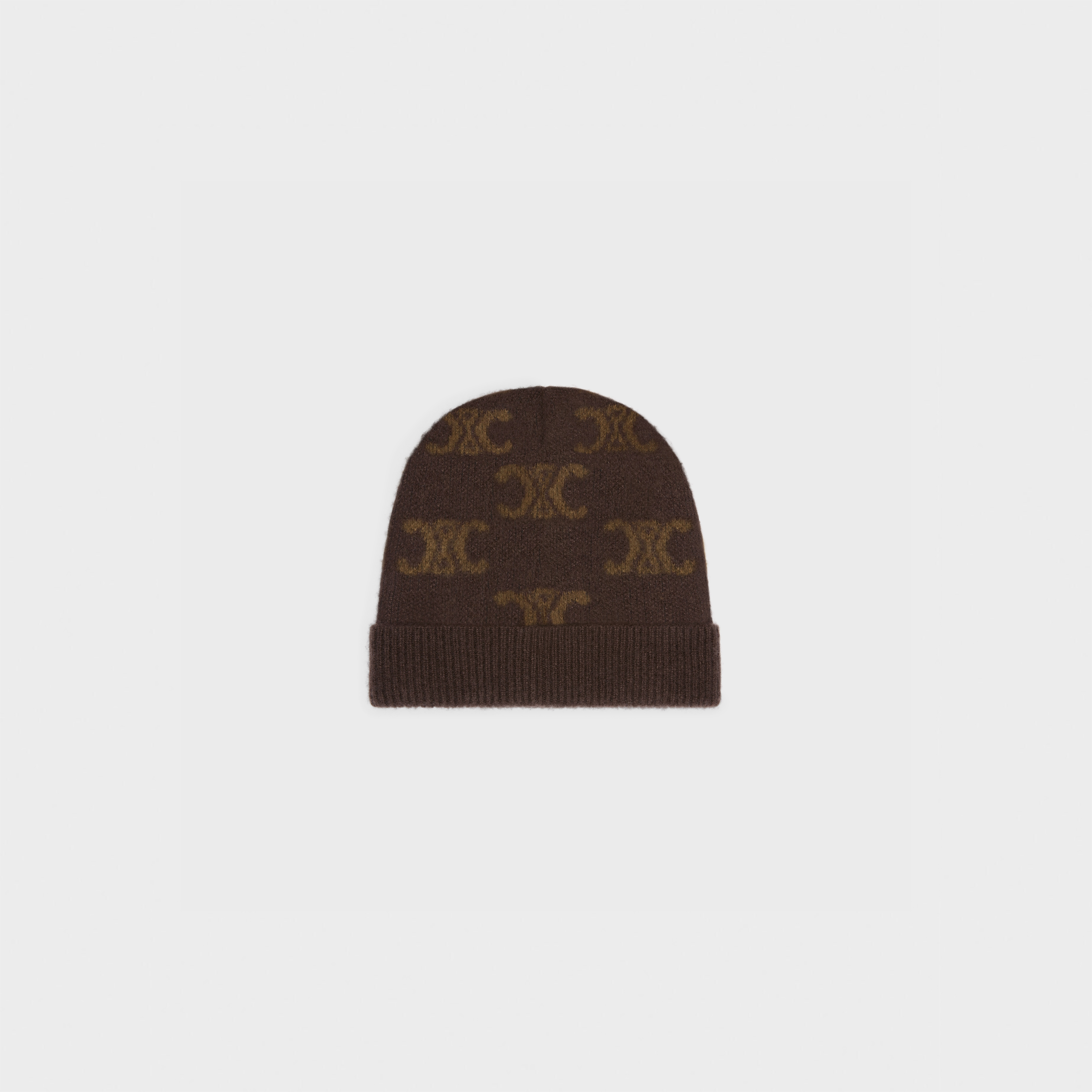 beanie in monogram wool, cashmere and silk - 2