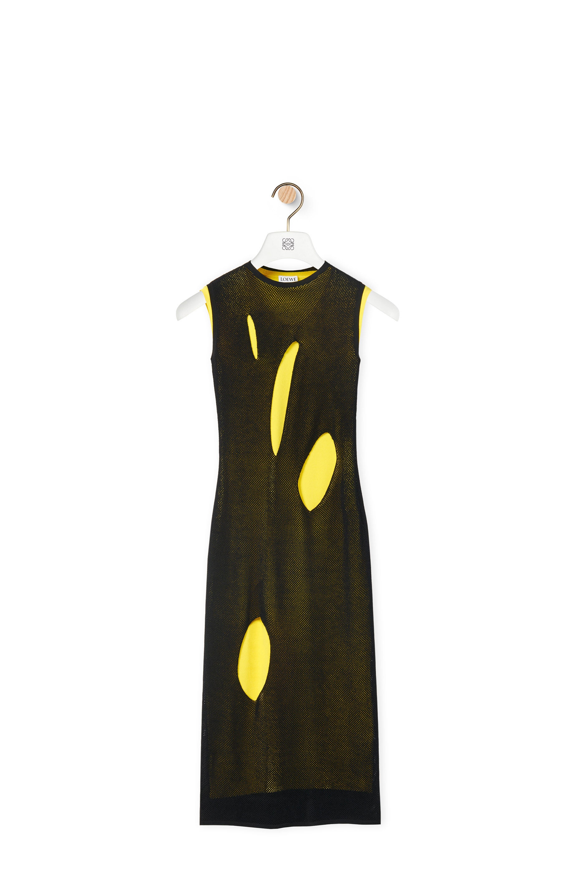 Cut-out dress in viscose - 1