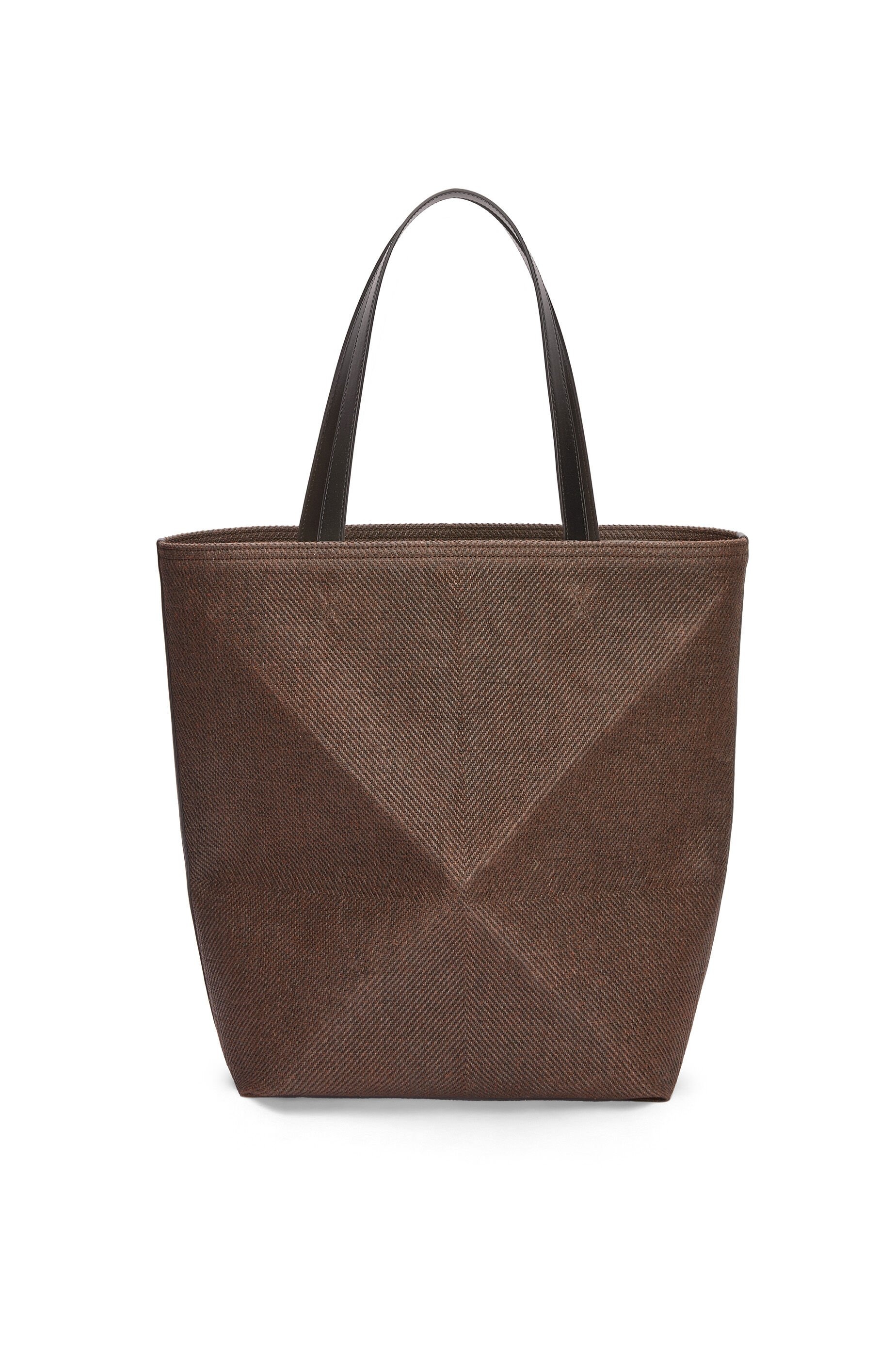 XL Puzzle Fold tote in waxed canvas - 5