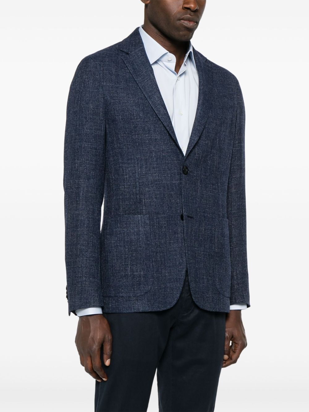 interwoven blazer - 3