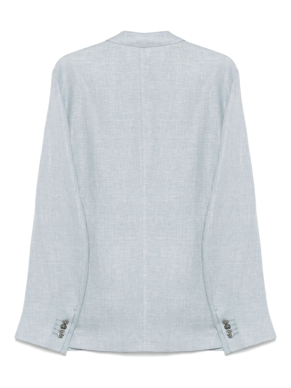 slub-texture blazer - 2