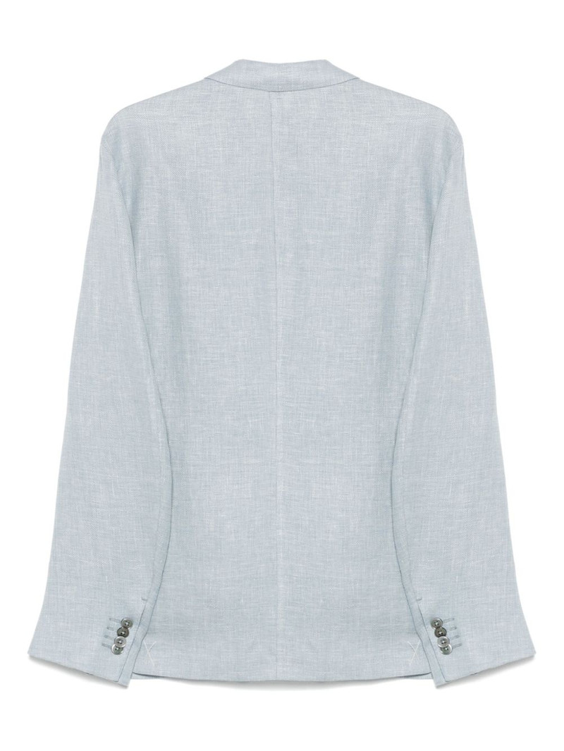 ZEGNA slub-texture blazer outlook