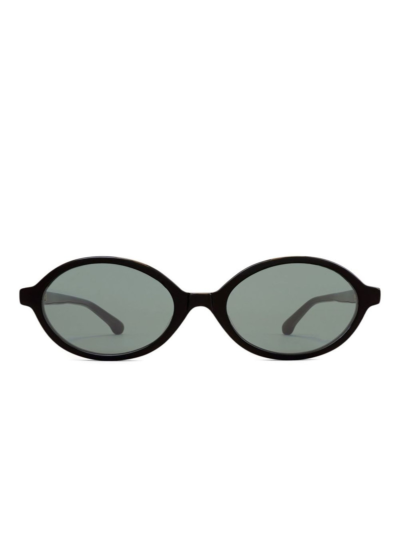 oval-frame sunglasses 1